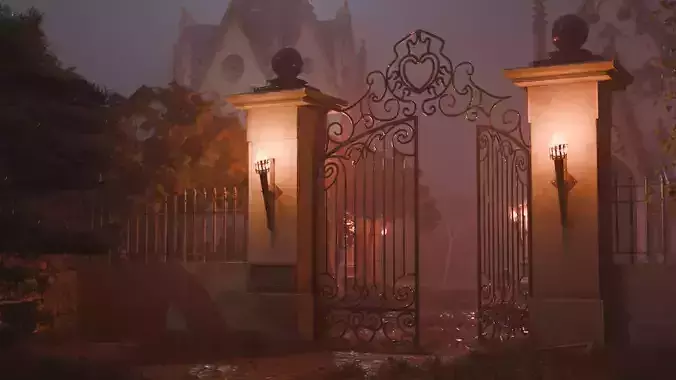 Mystical Graveyard 3D model