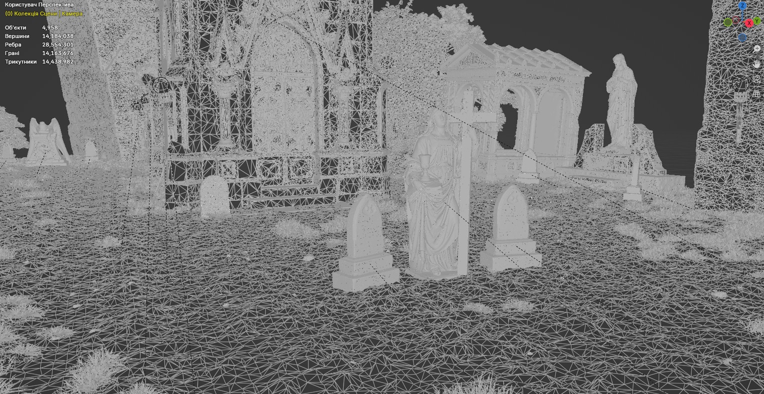Mystical Graveyard 3D model_11