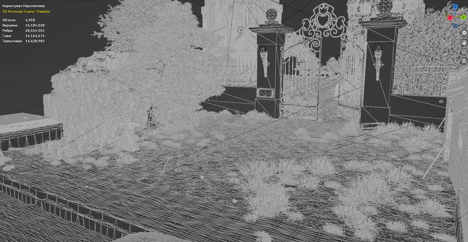 Mystical Graveyard 3D model_9