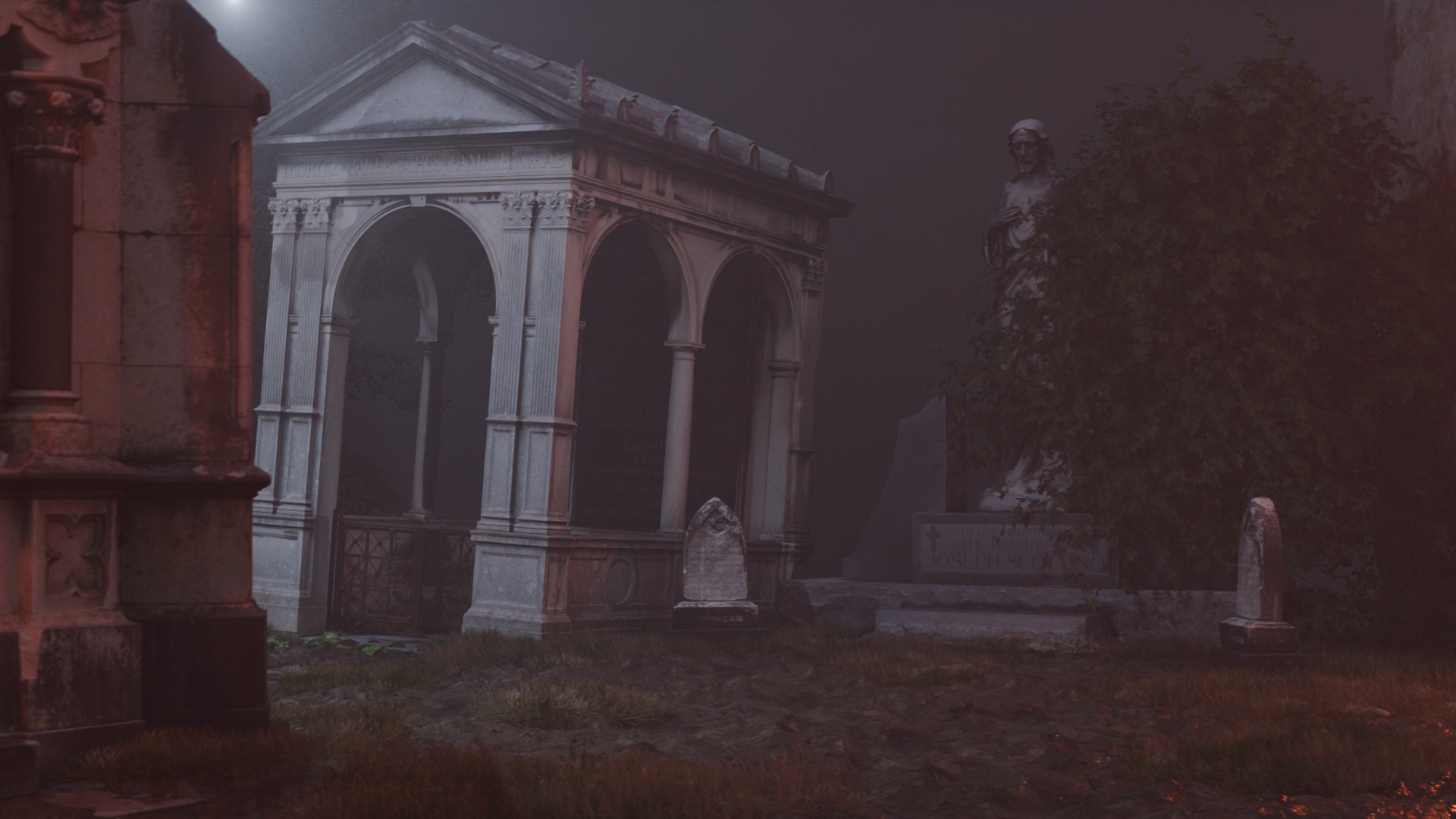 Mystical Graveyard 3D model_5