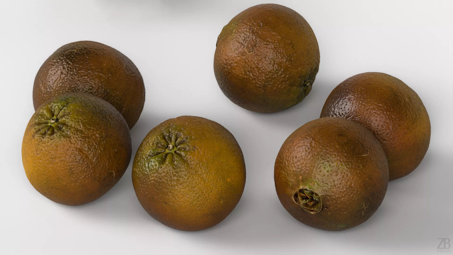 Orange 3D model_2
