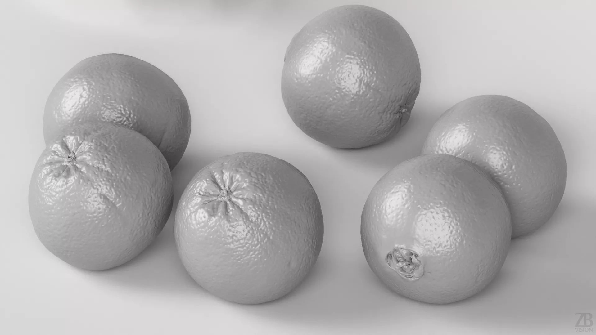 Orange 3D model_3
