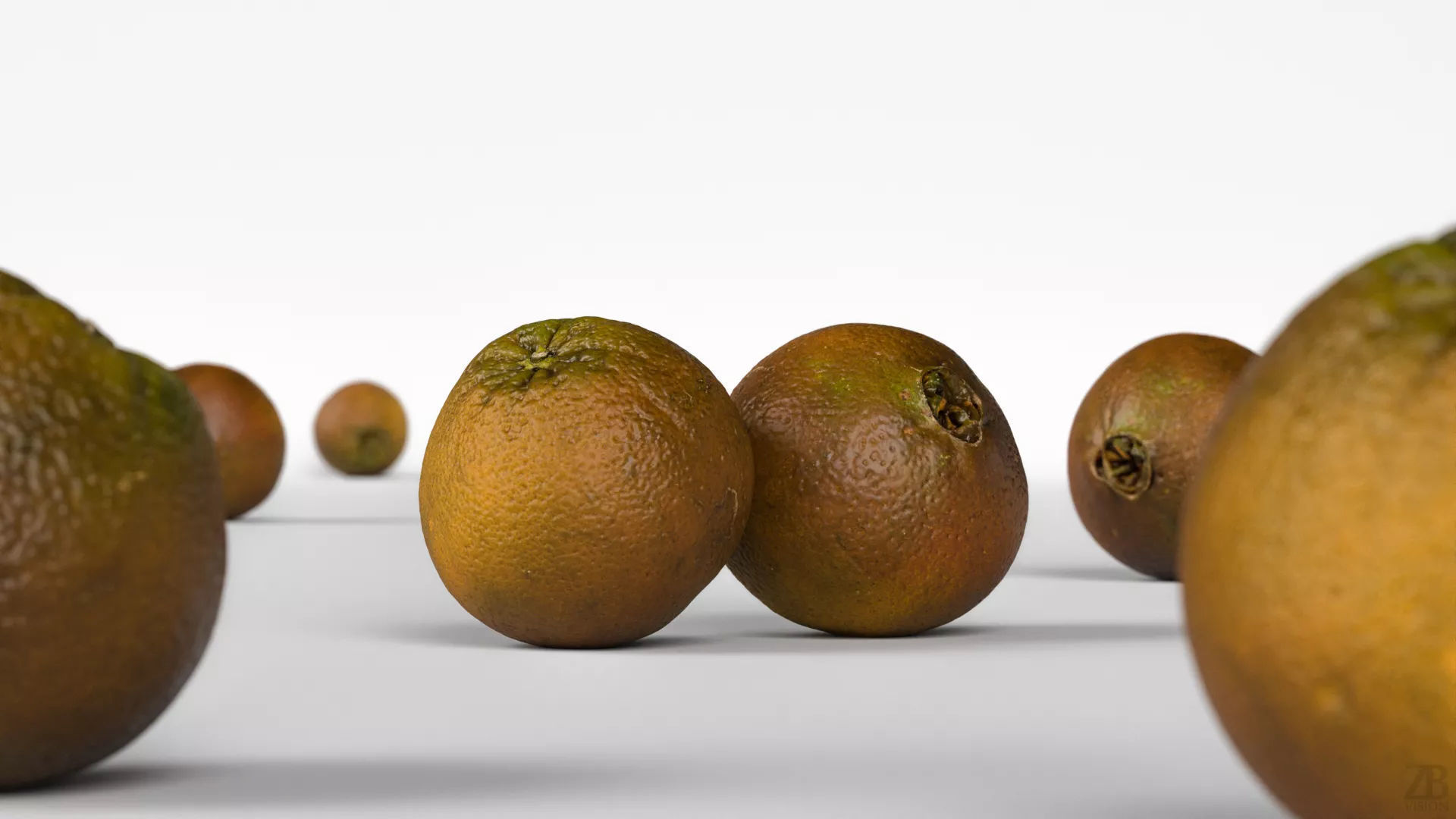Orange 3D model_1
