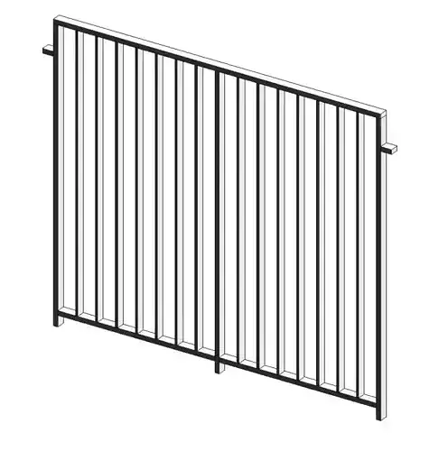 Railing Revit Parametric family 