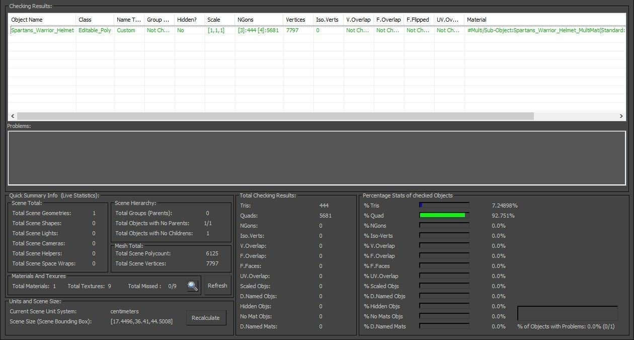 Spartans Warrior Helmet Low-poly 3D model_17