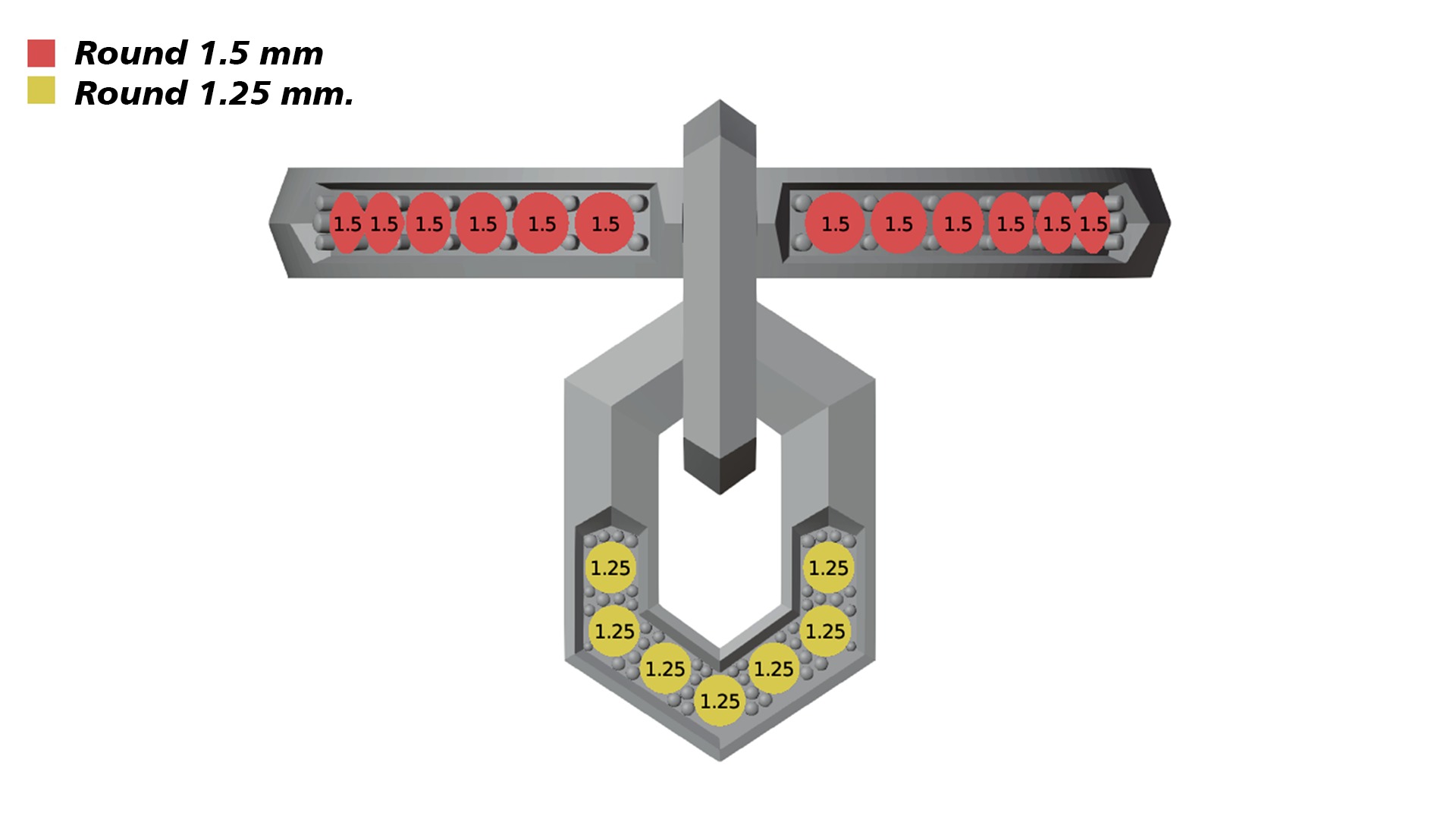 Fashion movable Chains ring all sizes R56 3D print model_25