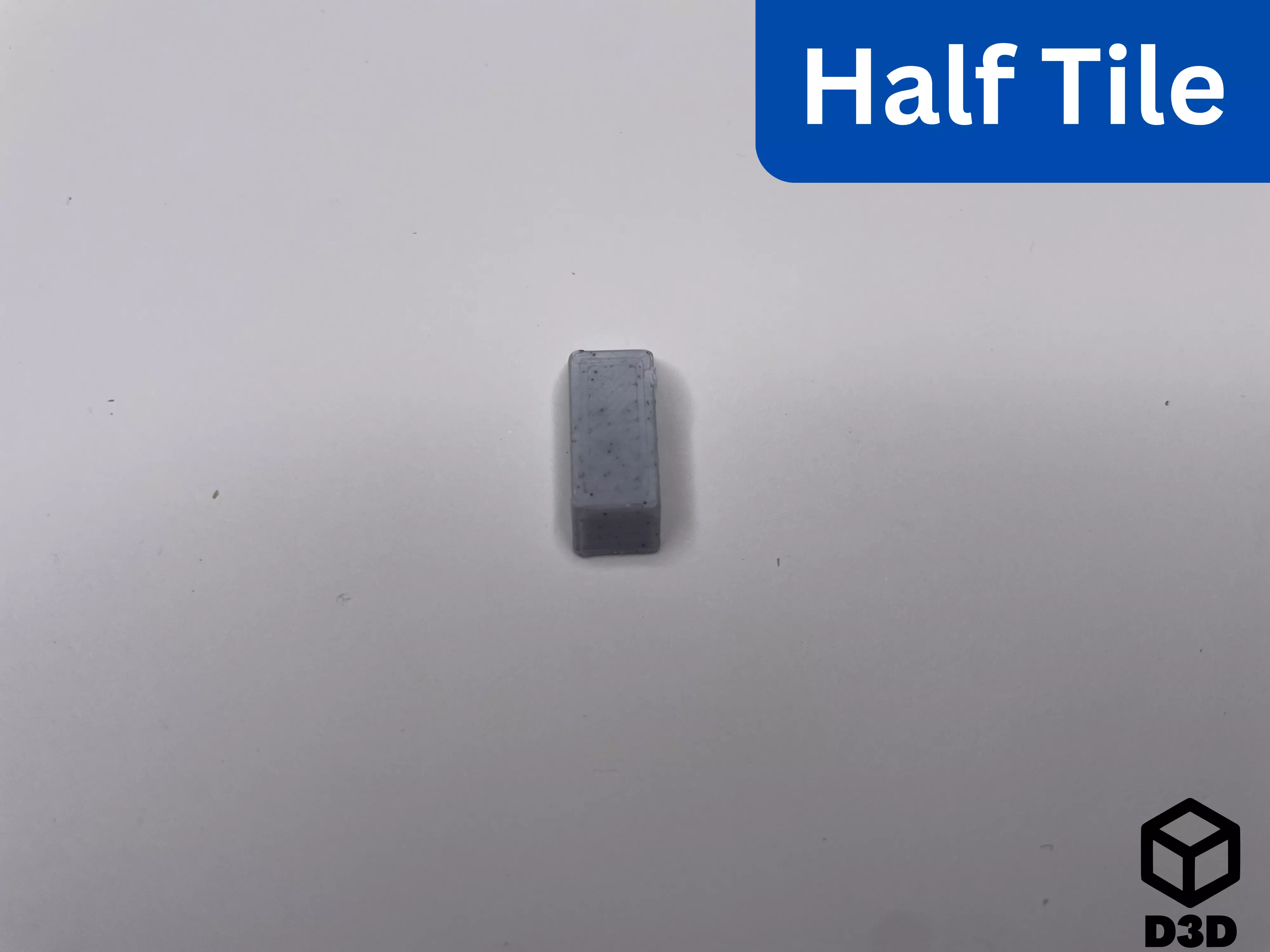 Half Tile - Dovetail Tile System Free 3D print model