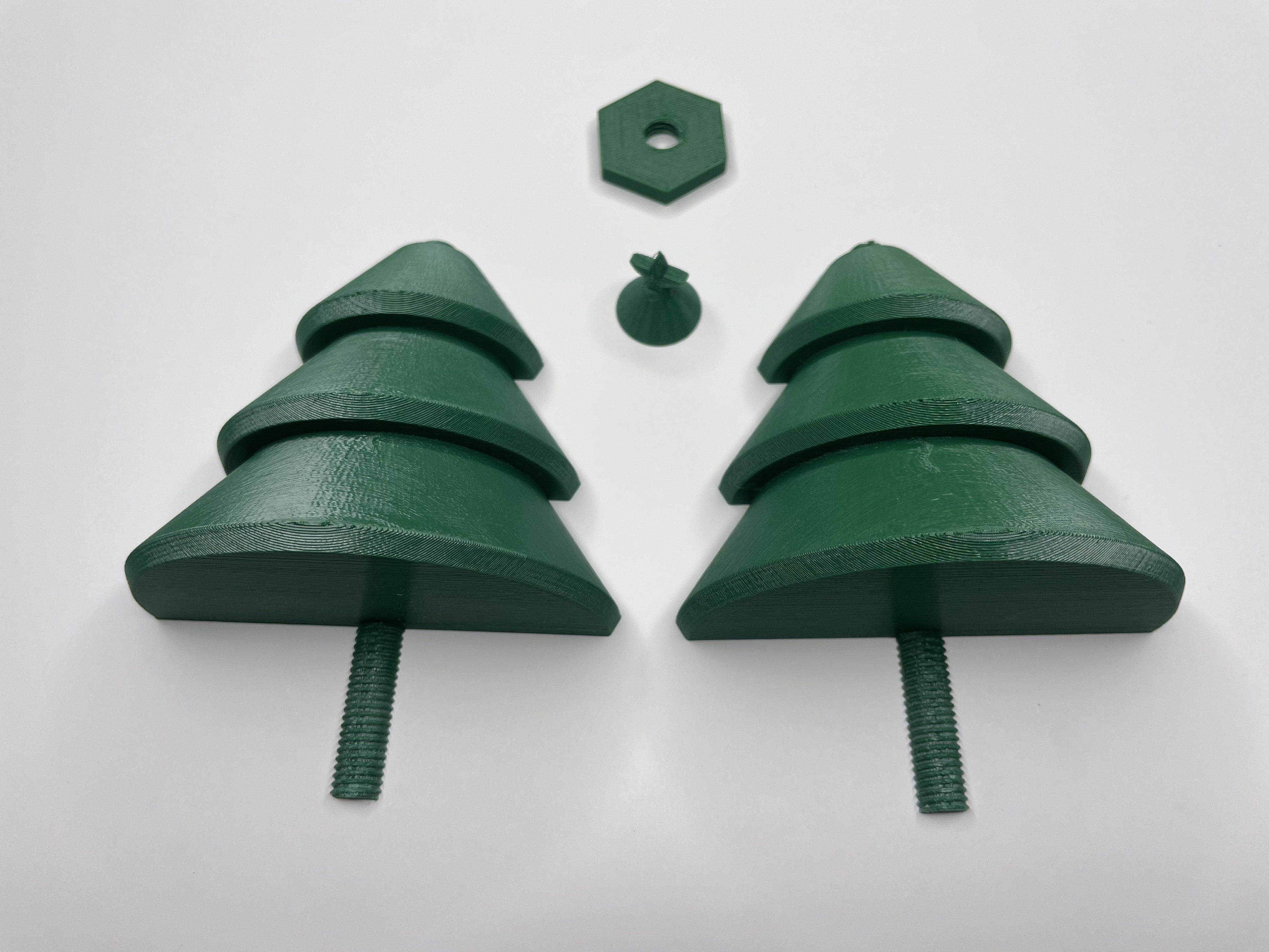 Clamping Christmas Tree Stocking Hanger Free 3D print model_7
