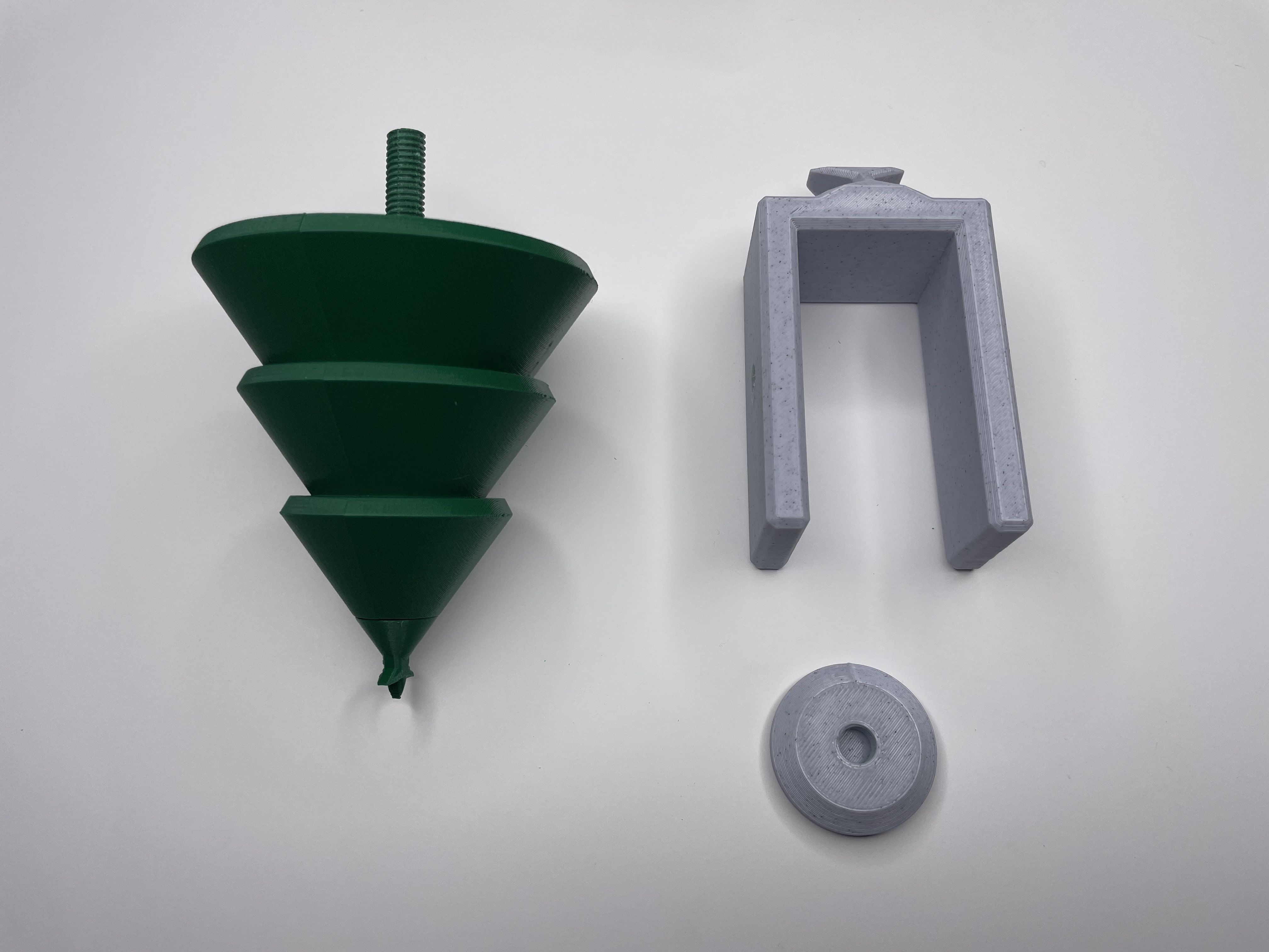 Clamping Christmas Tree Stocking Hanger Free 3D print model_13