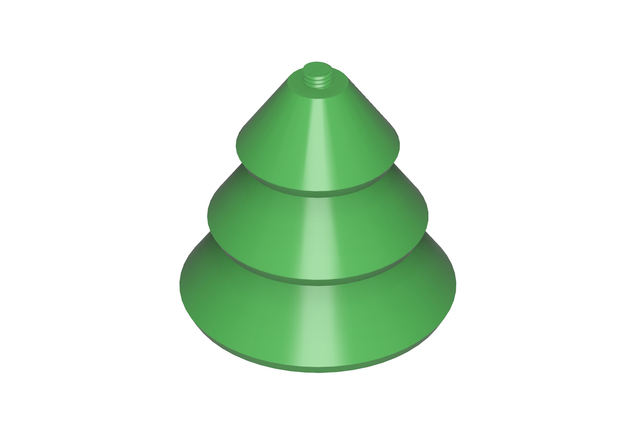 Clamping Christmas Tree Stocking Hanger Free 3D print model_25