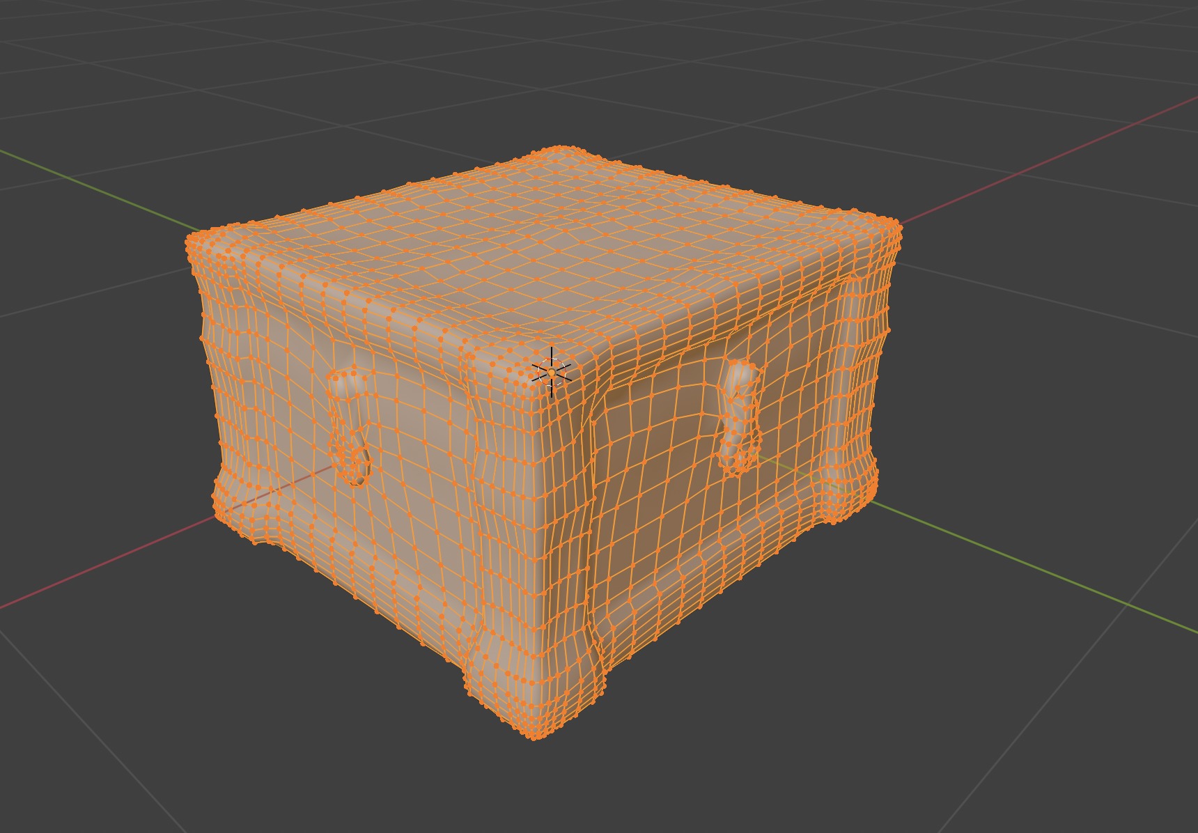 Ancient Treasure Chest 2 3D Model Low-poly 3D model Low-poly 3D model_7