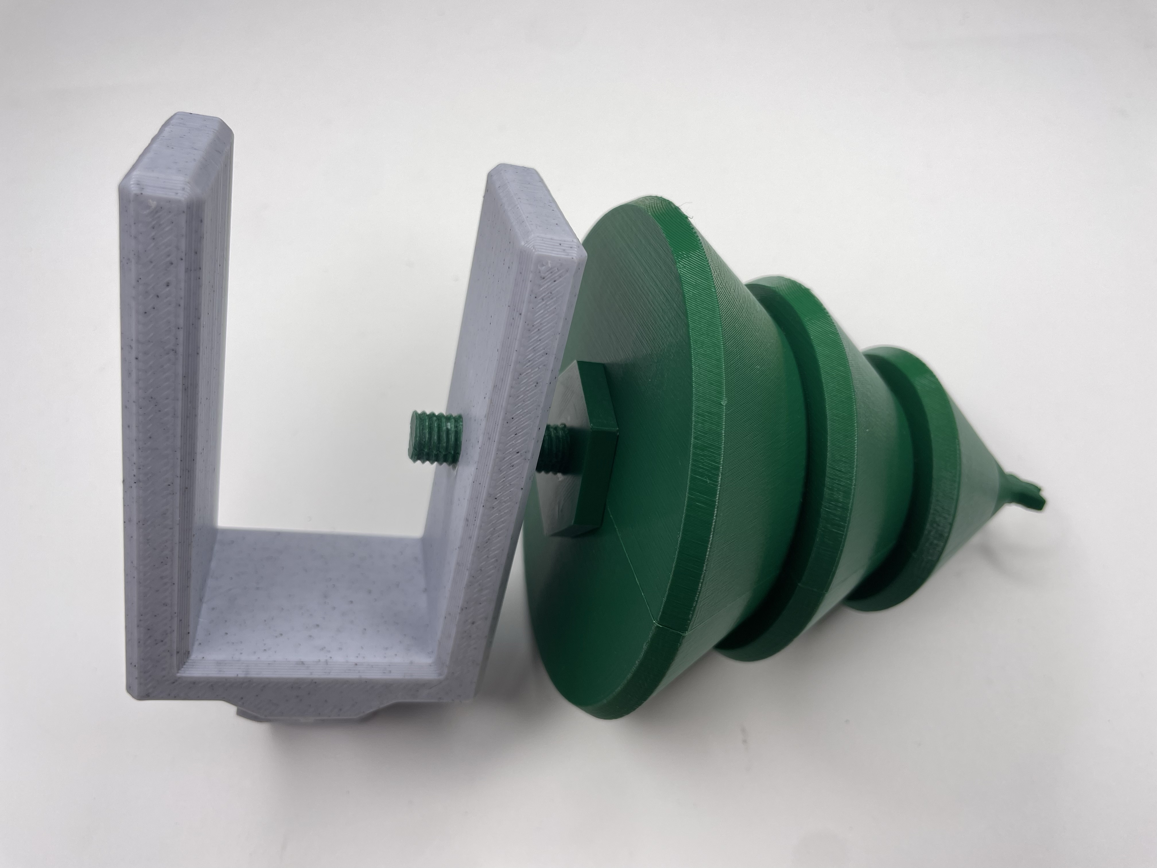 Clamping Christmas Tree Stocking Hanger V2 Free 3D print model_10