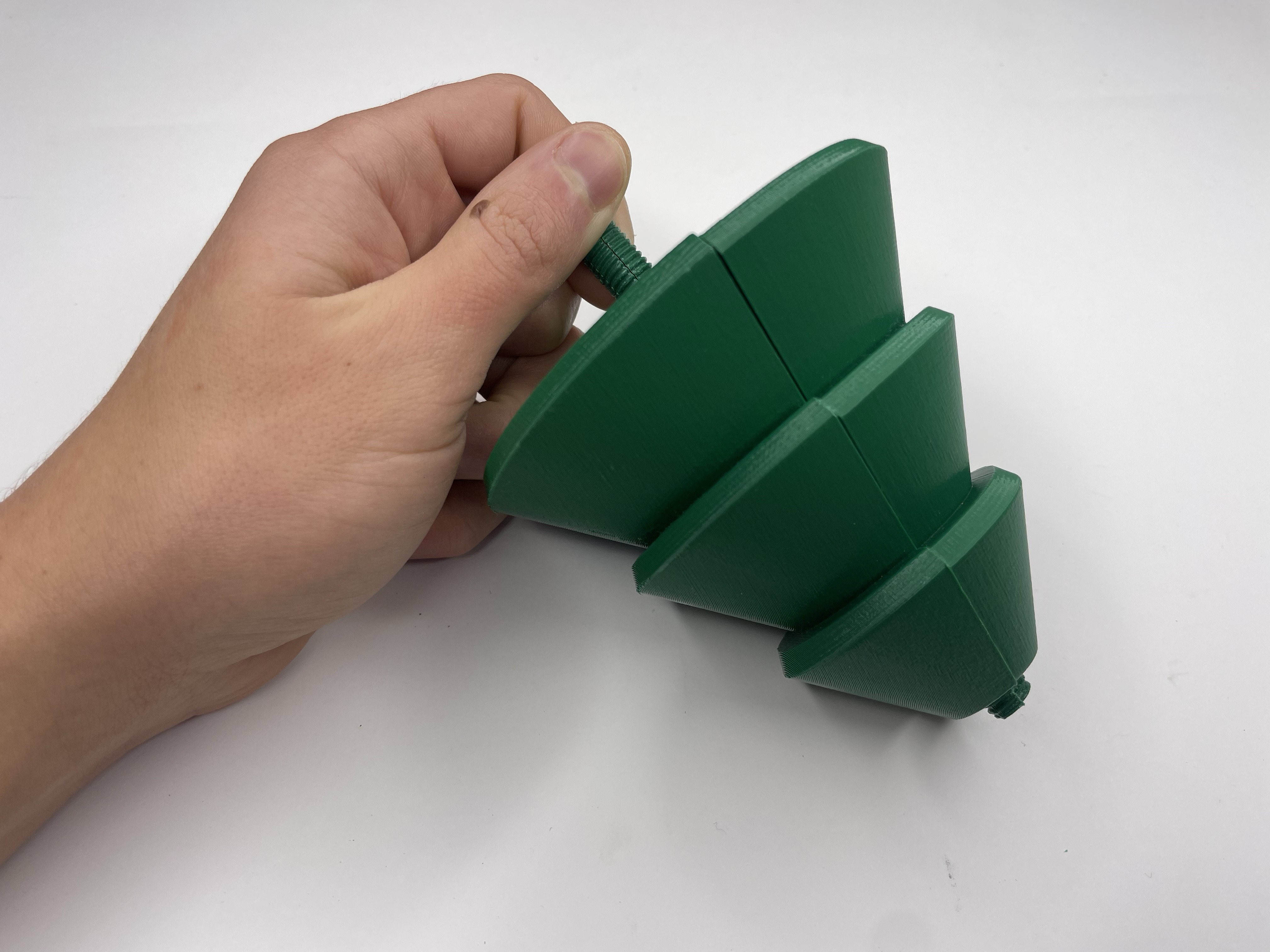 Clamping Christmas Tree Stocking Hanger V2 Free 3D print model_7