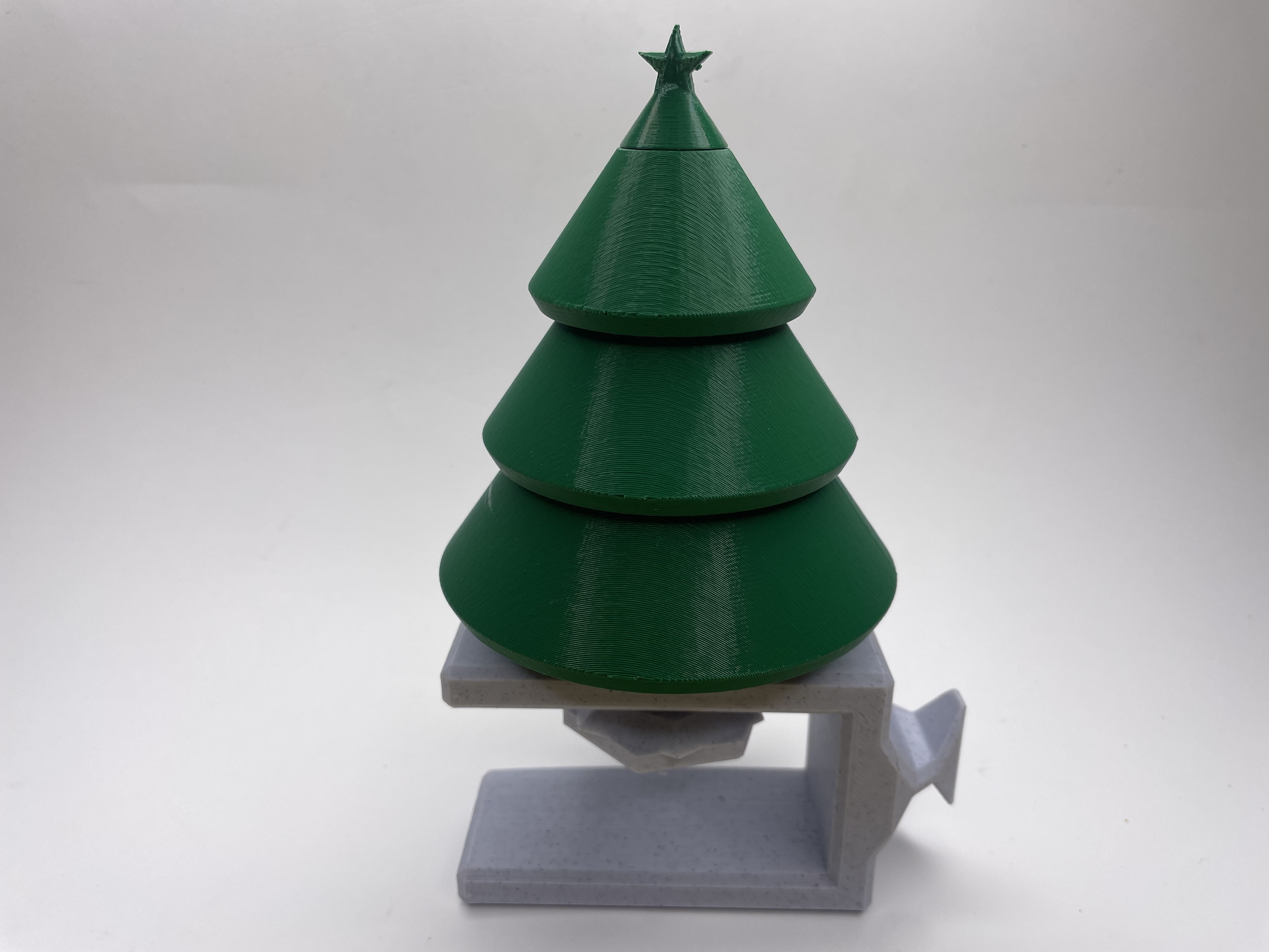 Clamping Christmas Tree Stocking Hanger V2 Free 3D print model_5