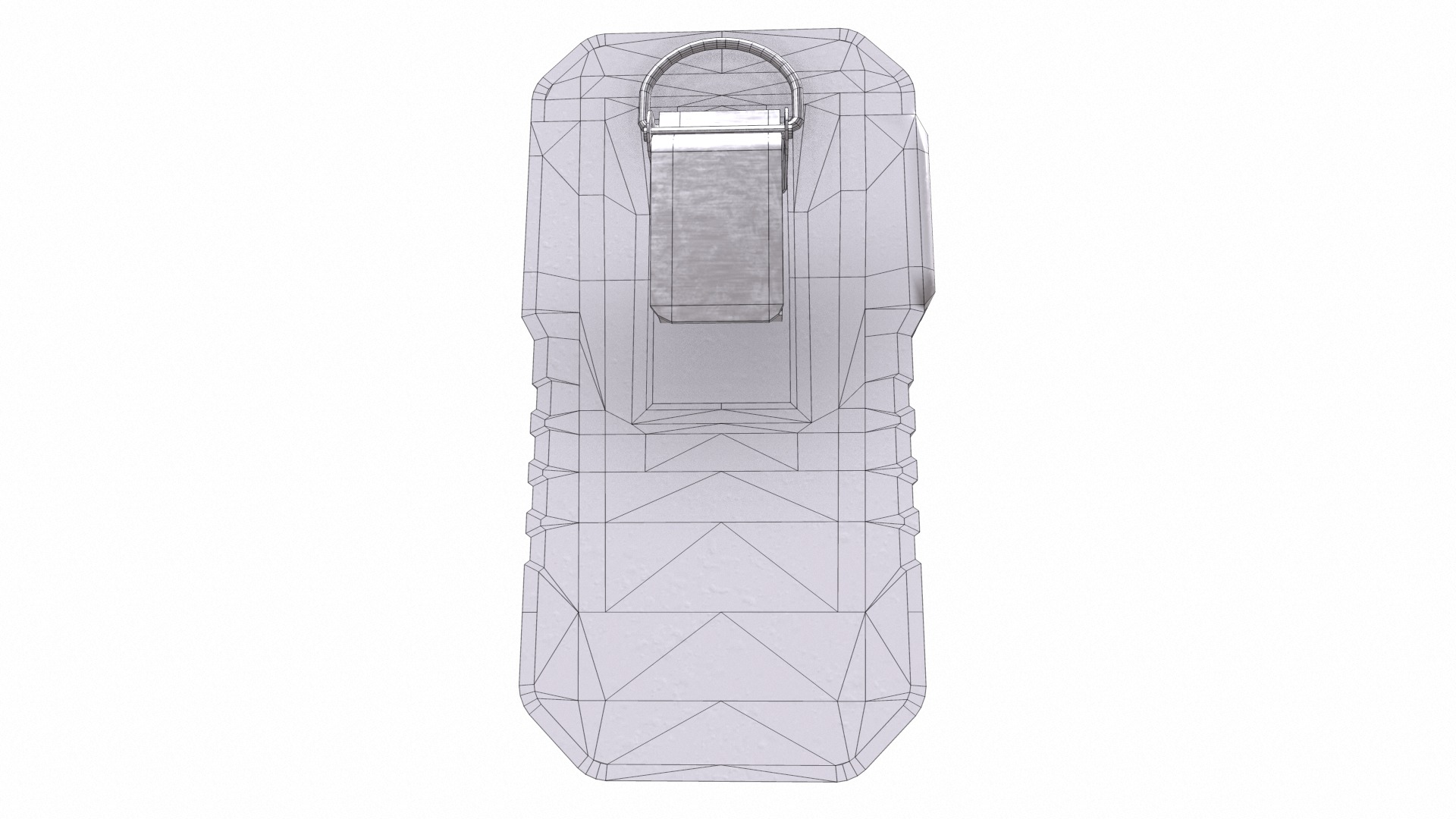 Portable Multi Gas Detector Low Poly Low-poly 3D model_35