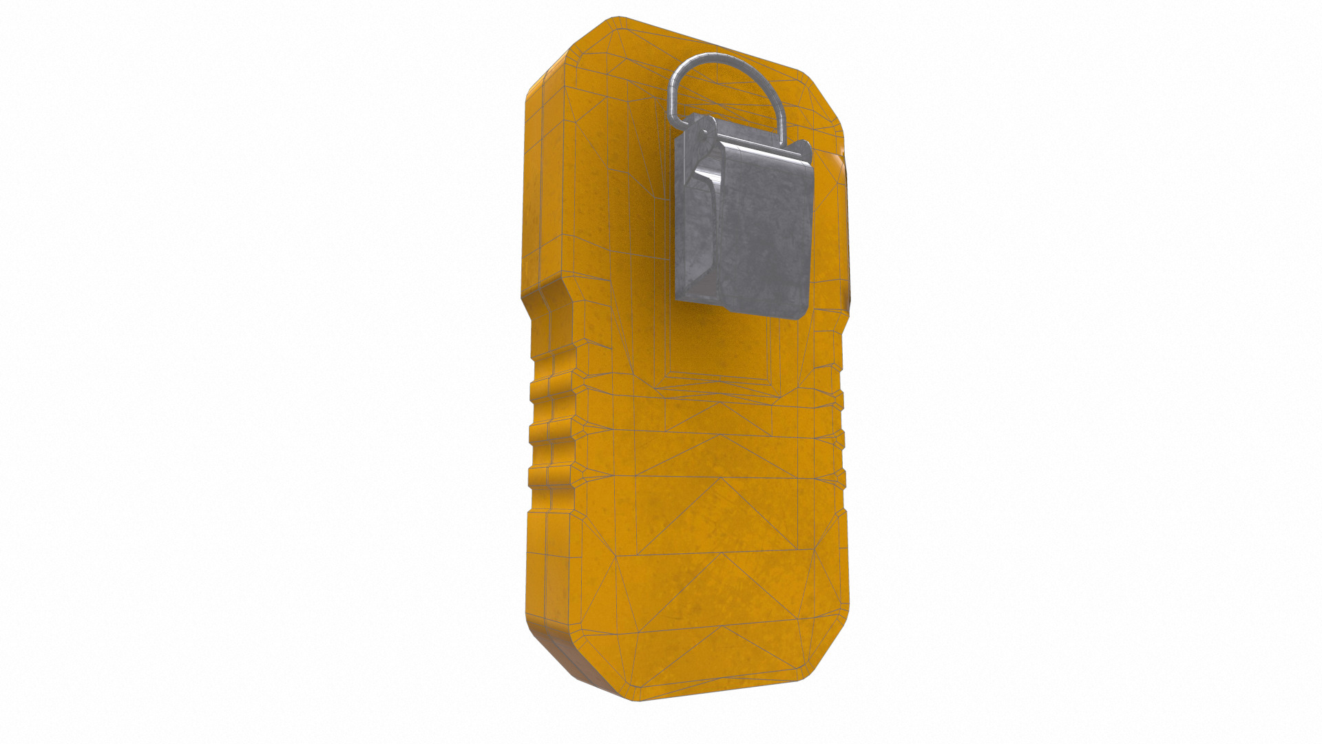 Portable Multi Gas Detector Low Poly Low-poly 3D model_31