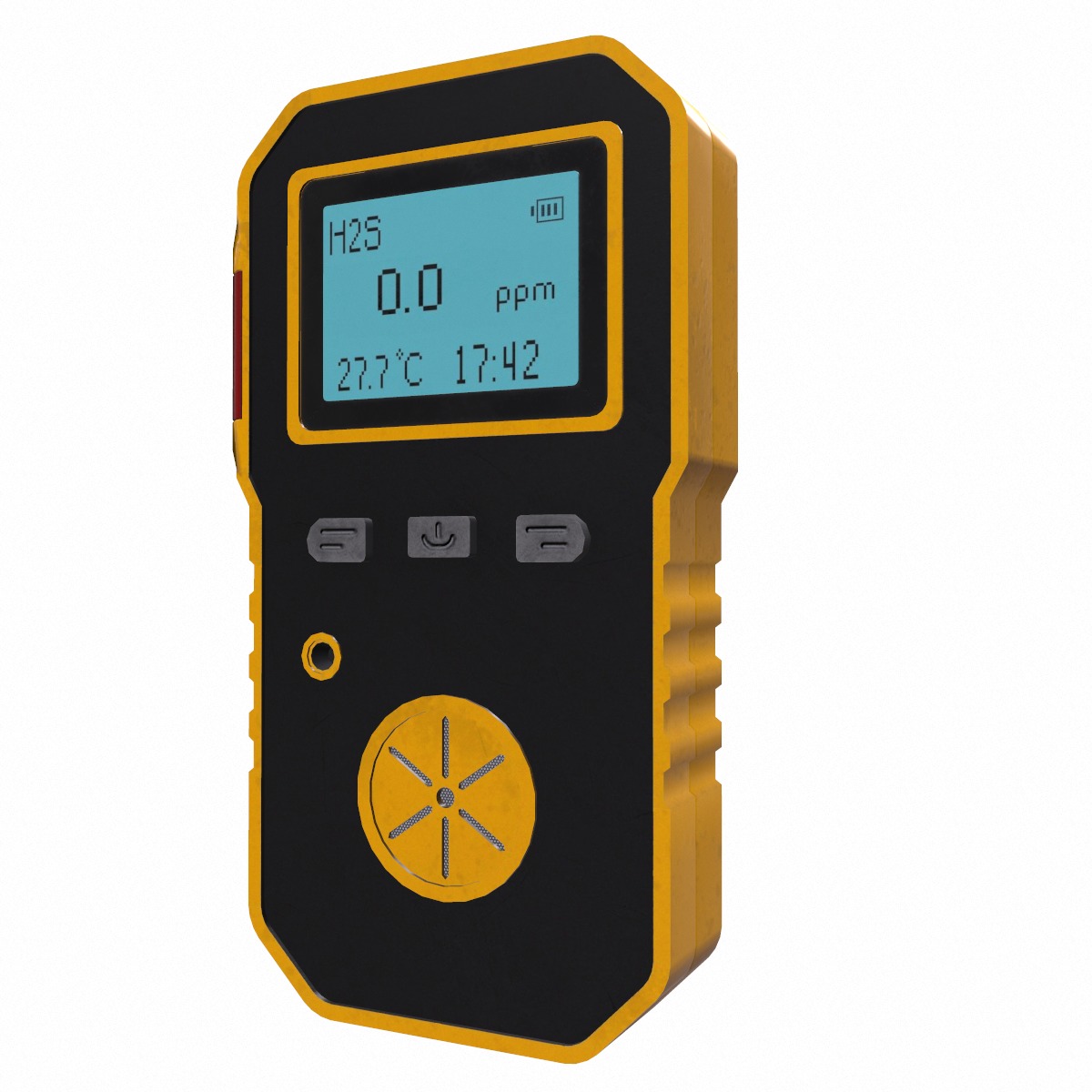 Portable Multi Gas Detector Low Poly Low-poly 3D model_2