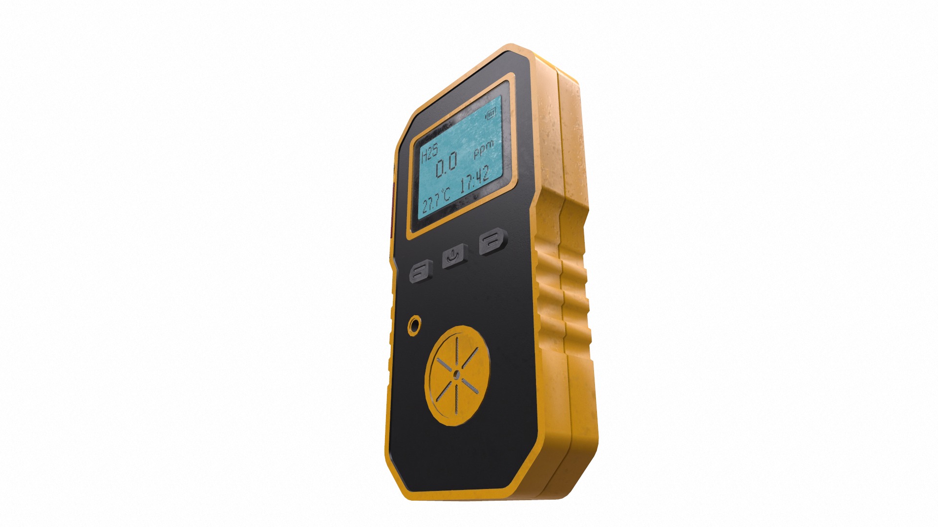 Portable Multi Gas Detector Low Poly Low-poly 3D model_29