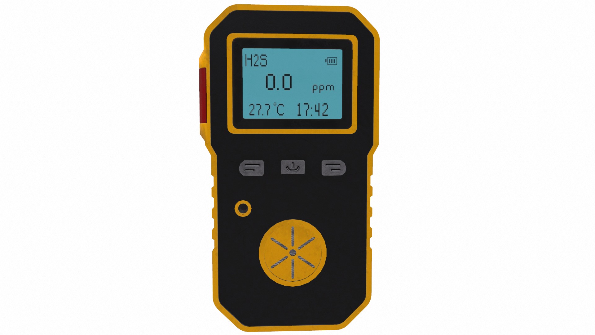Portable Multi Gas Detector Low Poly Low-poly 3D model_26