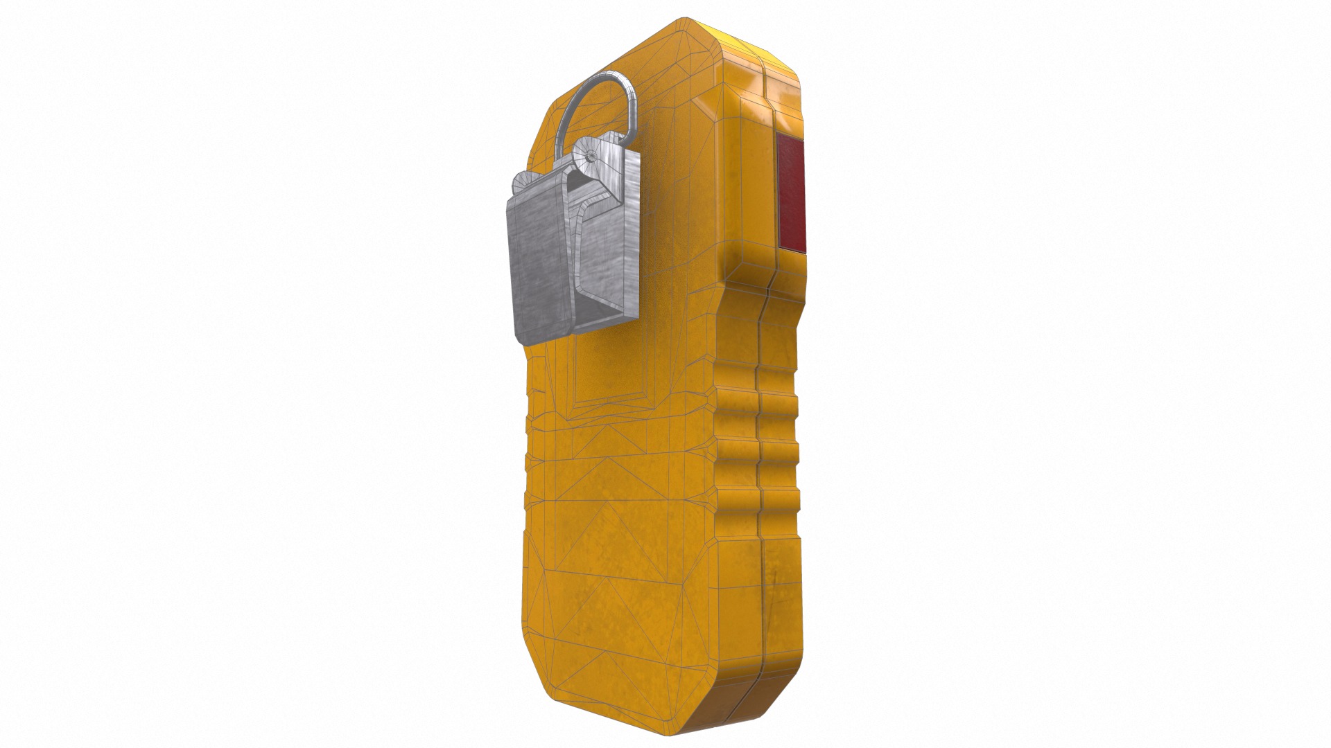 Portable Multi Gas Detector Low Poly Low-poly 3D model_32