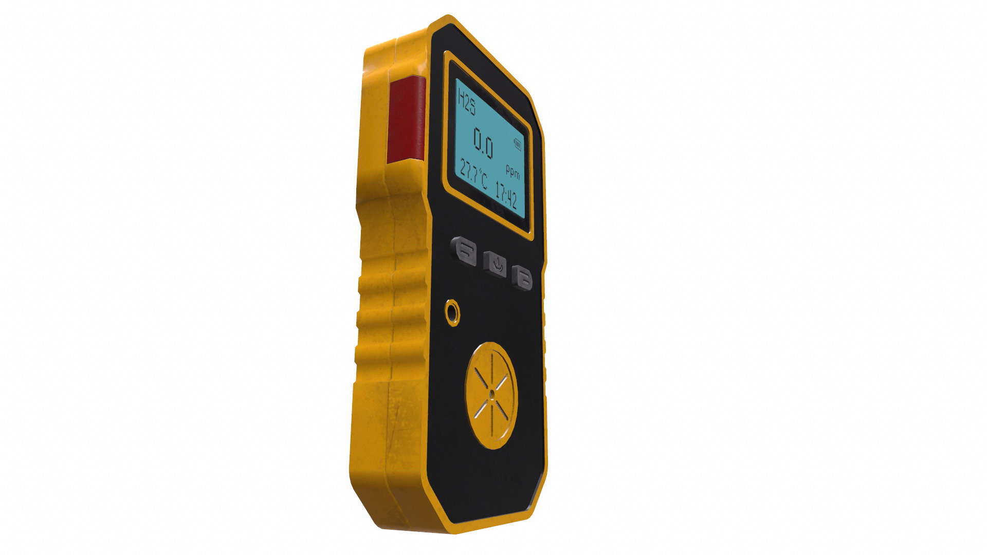 Portable Multi Gas Detector Low Poly Low-poly 3D model_28