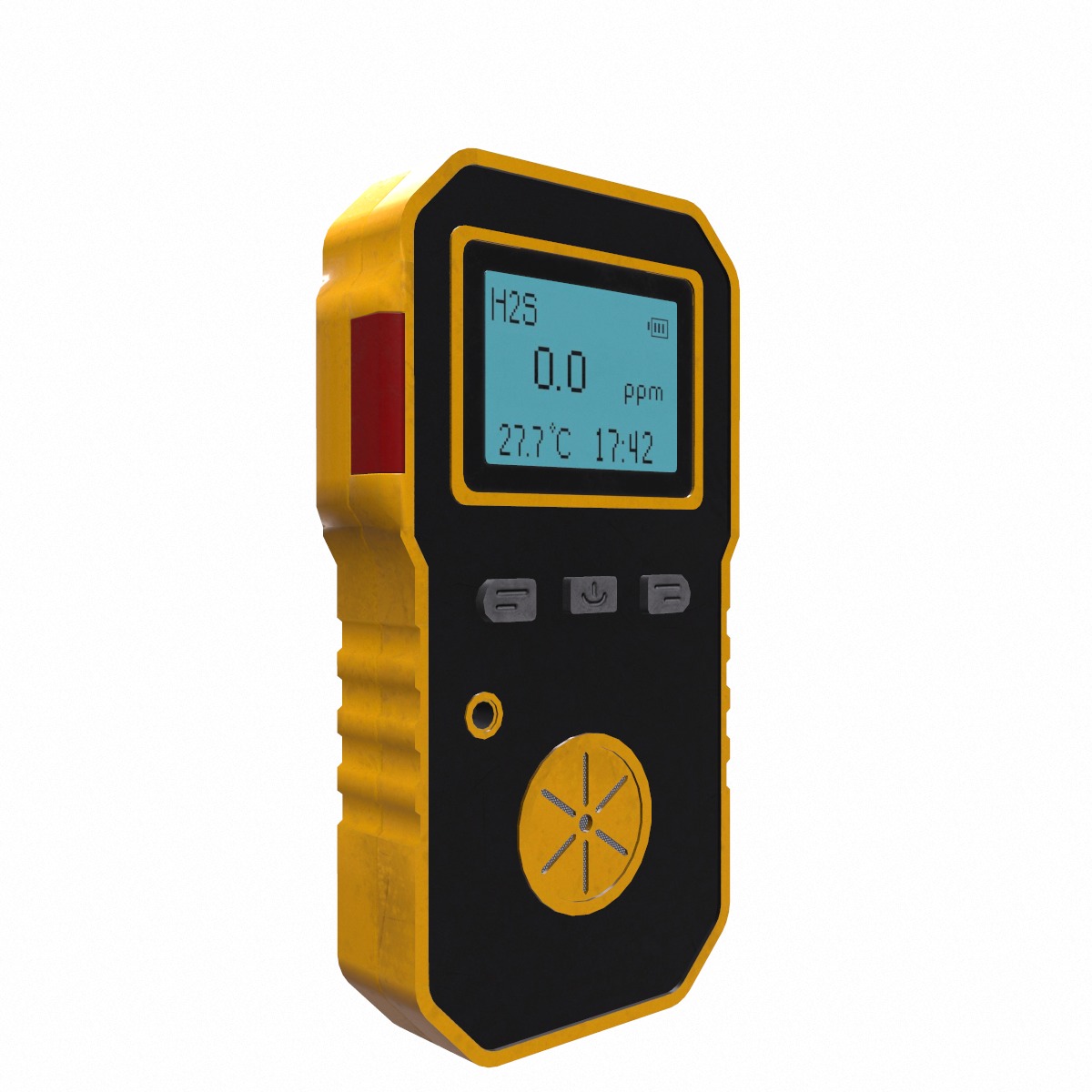 Portable Multi Gas Detector Low Poly Low-poly 3D model_6