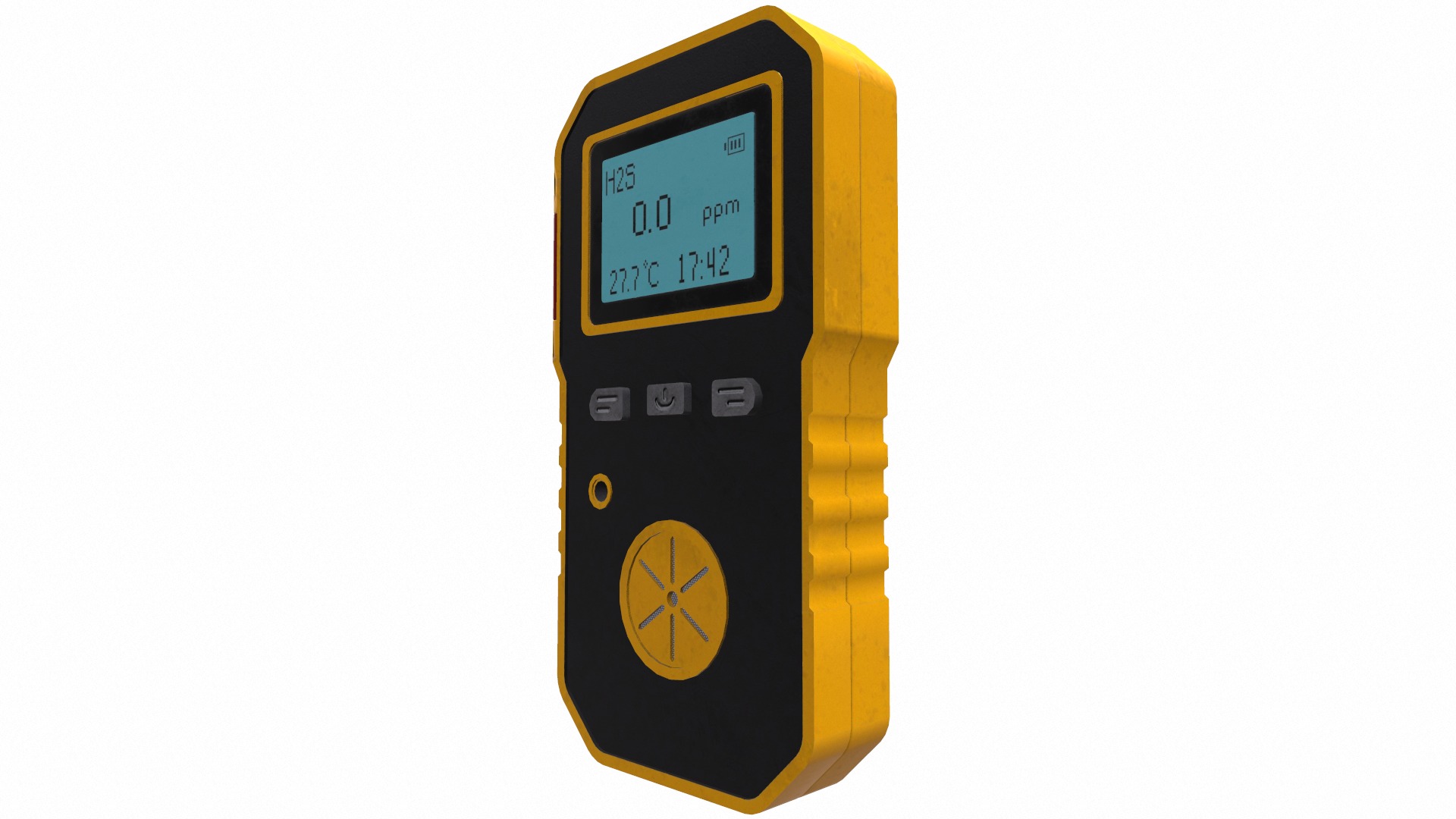 Portable Multi Gas Detector Low Poly Low-poly 3D model_11