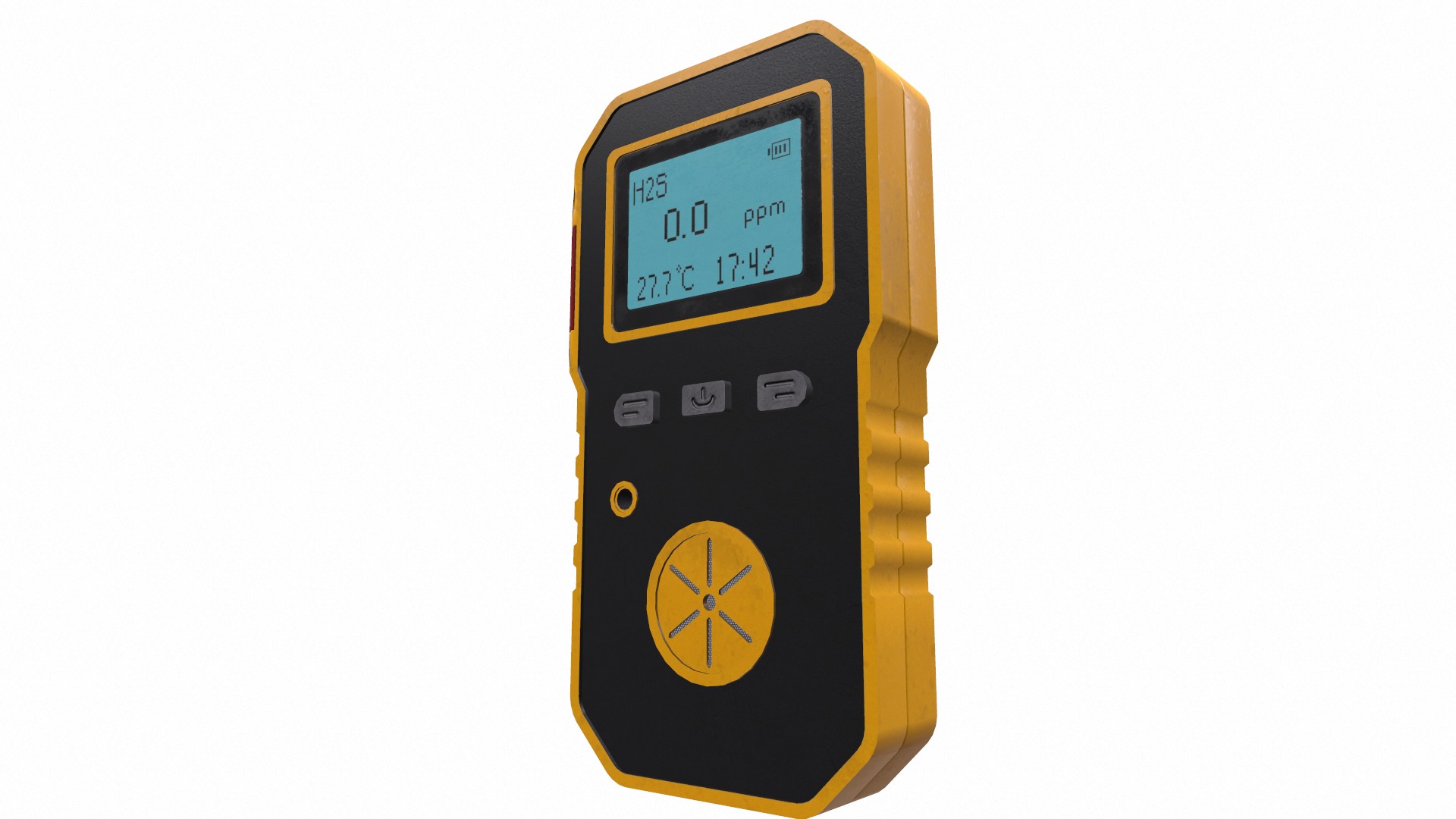 Portable Multi Gas Detector Low Poly Low-poly 3D model_24
