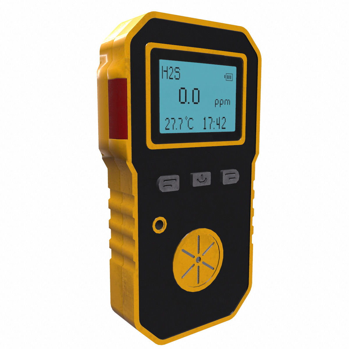 Portable Multi Gas Detector Low Poly Low-poly 3D model_1