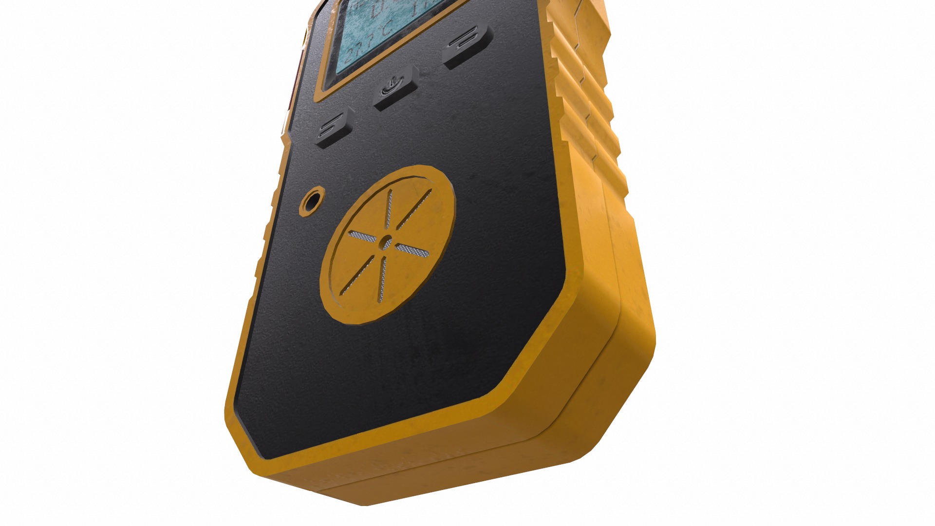 Portable Multi Gas Detector Low Poly Low-poly 3D model_14