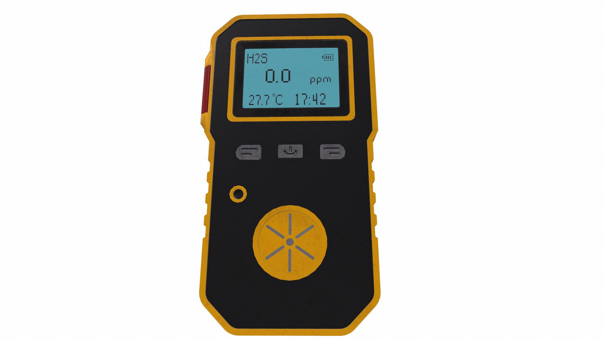 Portable Multi Gas Detector Low Poly Low-poly 3D model_27