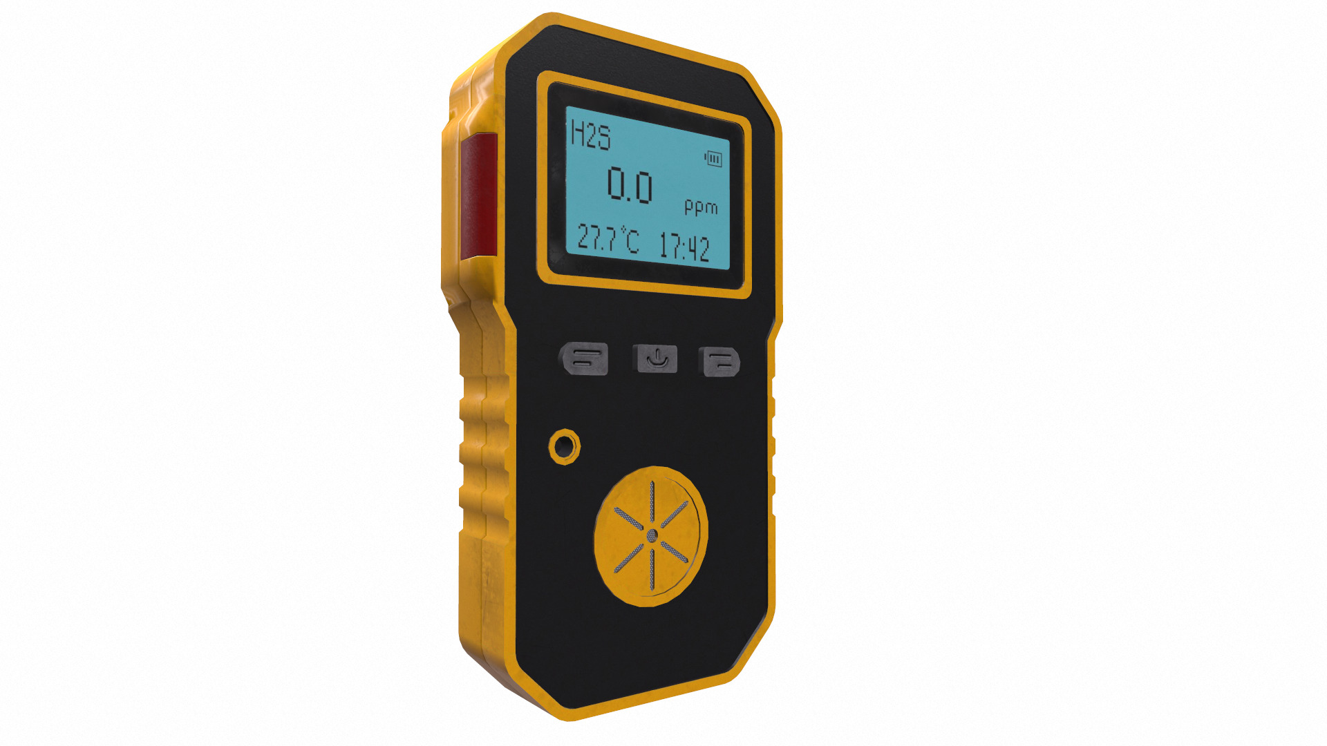 Portable Multi Gas Detector Low Poly Low-poly 3D model_20