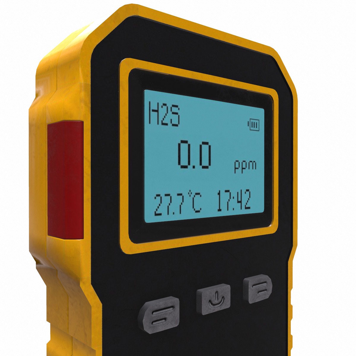 Portable Multi Gas Detector Low Poly Low-poly 3D model_5