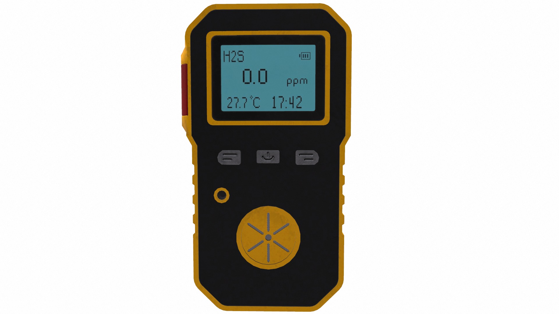 Portable Multi Gas Detector Low Poly Low-poly 3D model_9