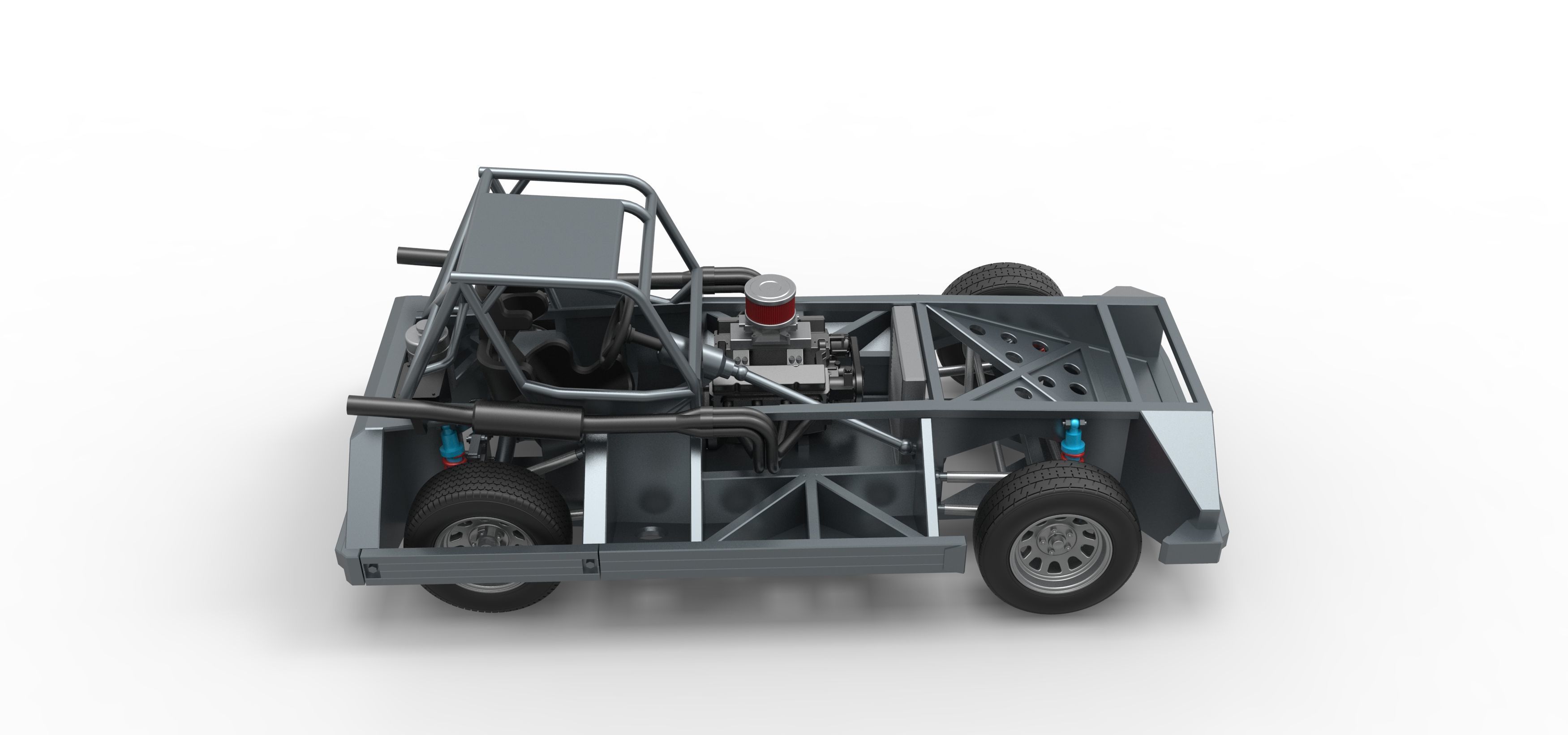 New Zealand Superstock car Base Version 3 Scale 1 to 25 3D print model_22