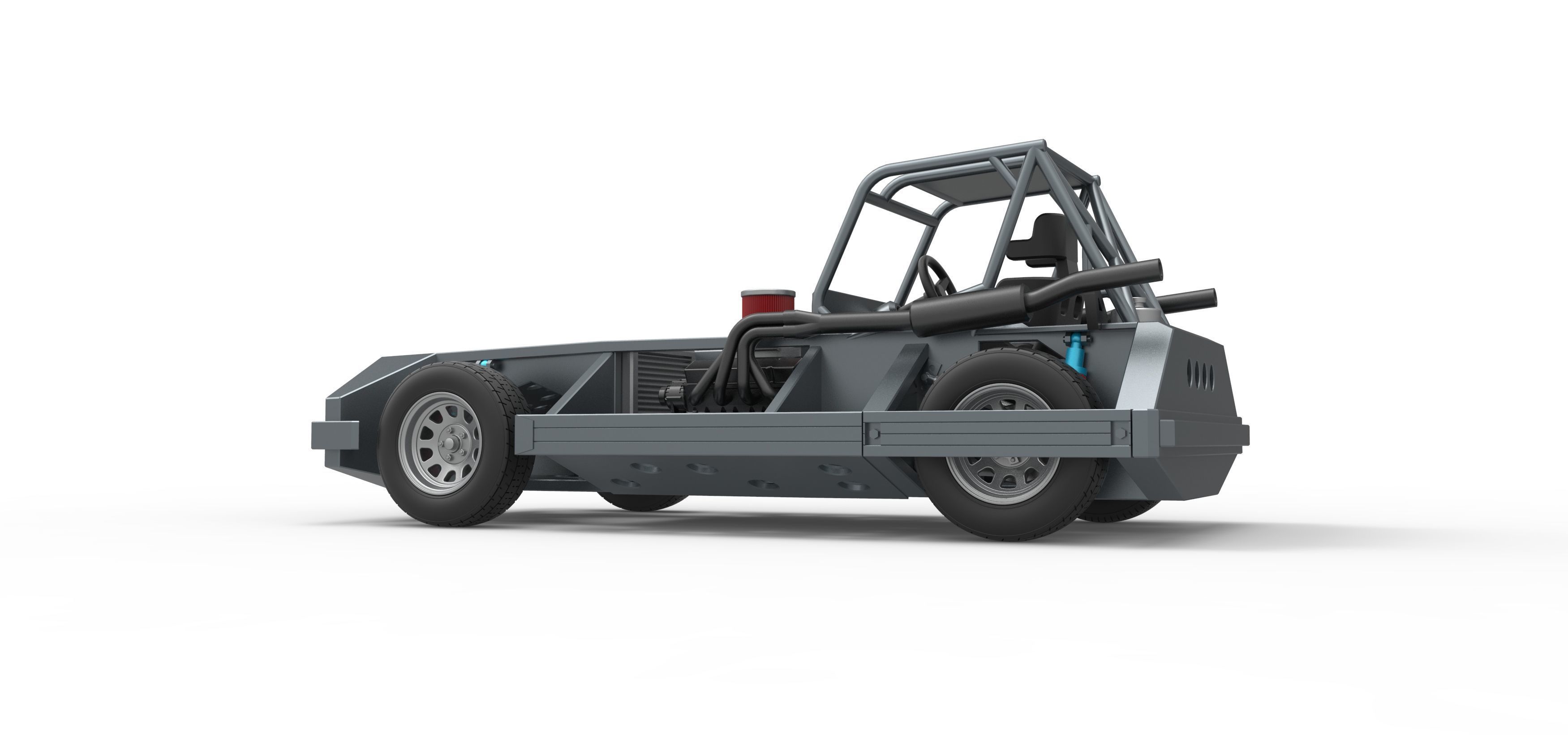 New Zealand Superstock car Base Version 3 Scale 1 to 25 3D print model_12