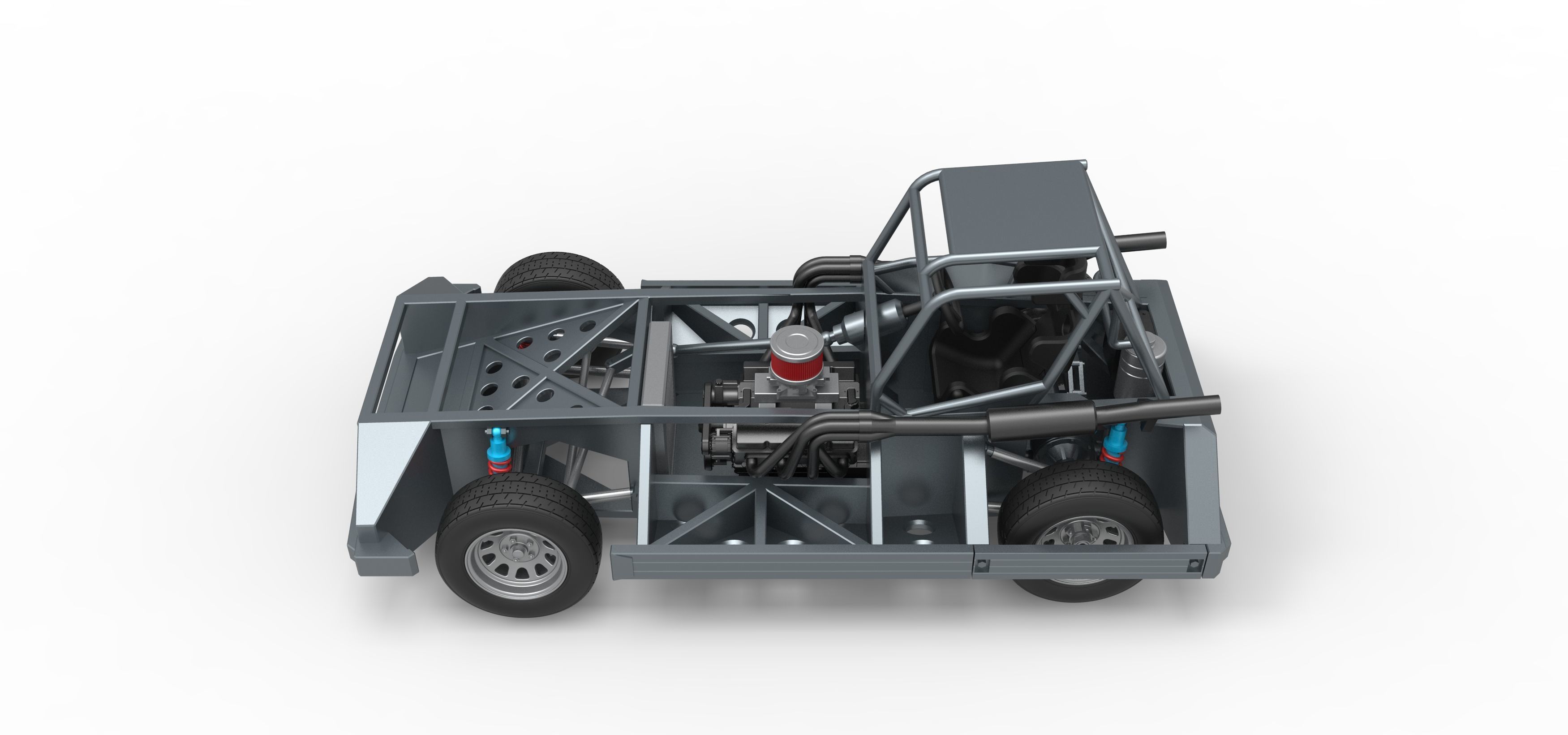 New Zealand Superstock car Base Version 3 Scale 1 to 25 3D print model_9