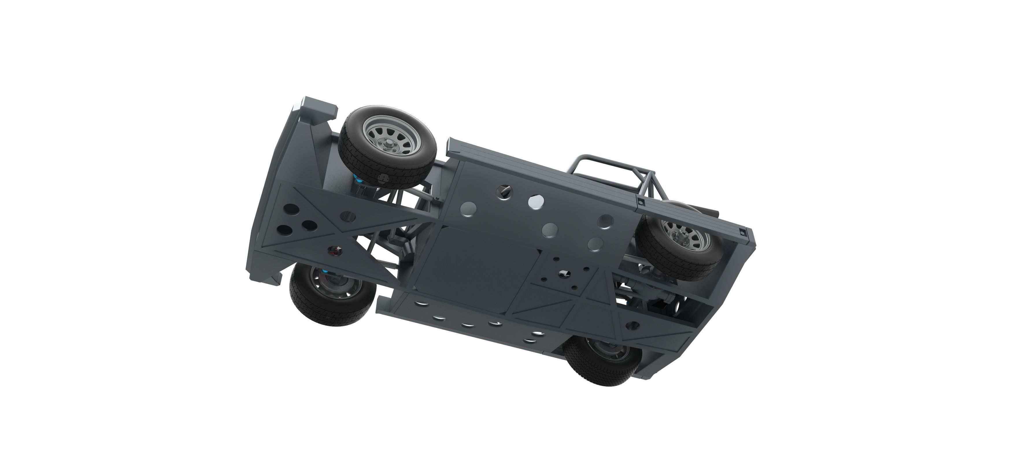 New Zealand Superstock car Base Version 3 Scale 1 to 25 3D print model_2