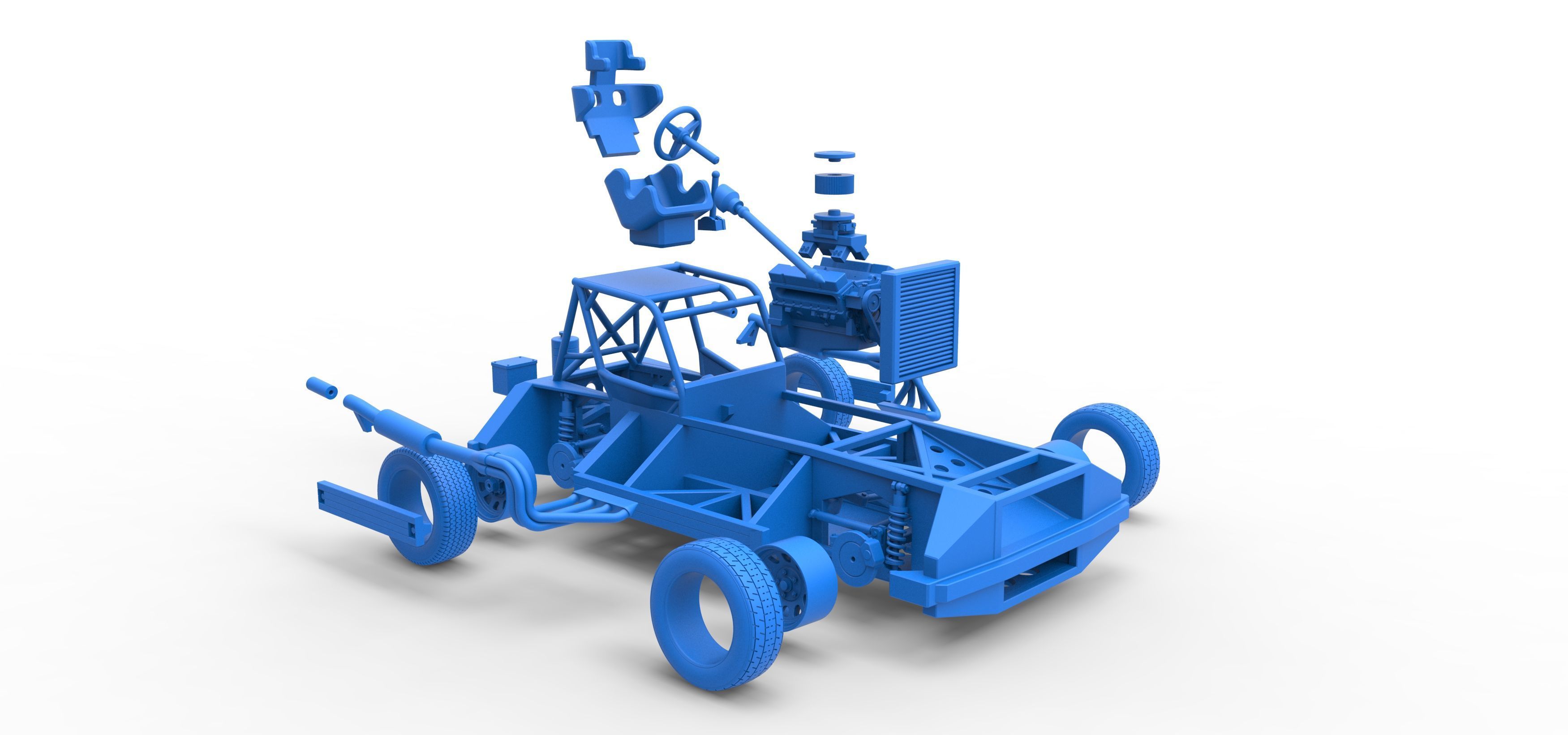 New Zealand Superstock car Base Version 3 Scale 1 to 25 3D print model_64