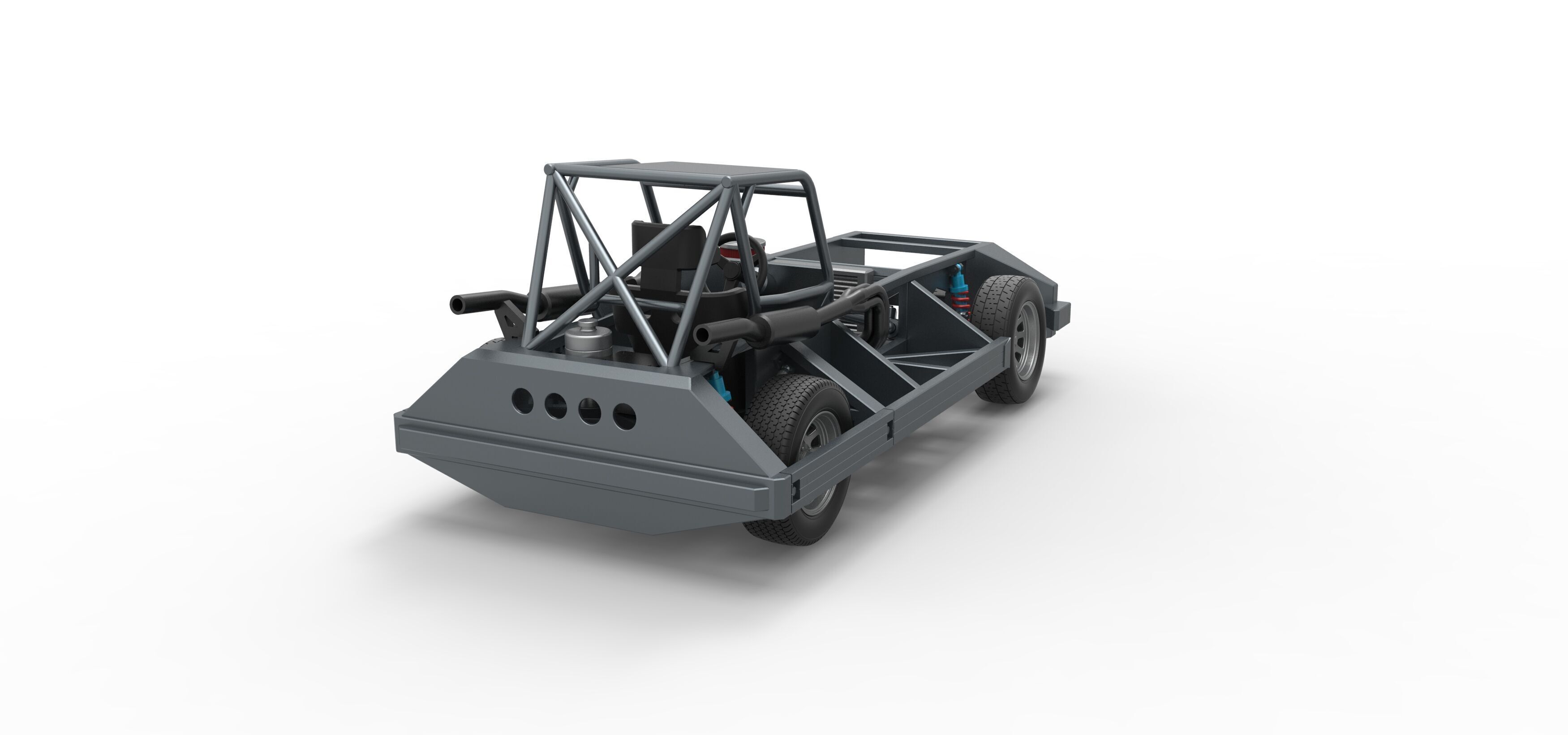 New Zealand Superstock car Base Version 3 Scale 1 to 25 3D print model_17