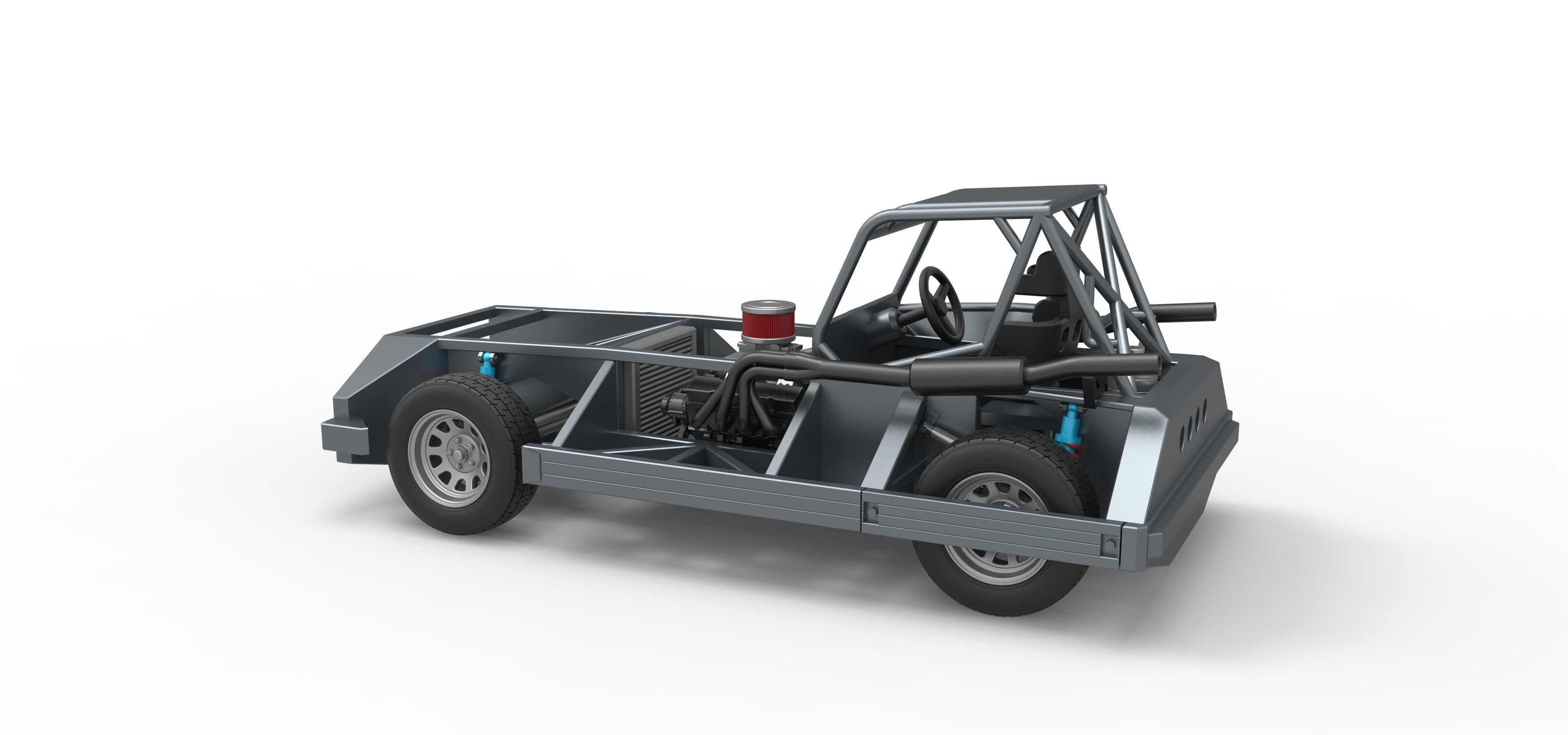 New Zealand Superstock car Base Version 3 Scale 1 to 25 3D print model_11