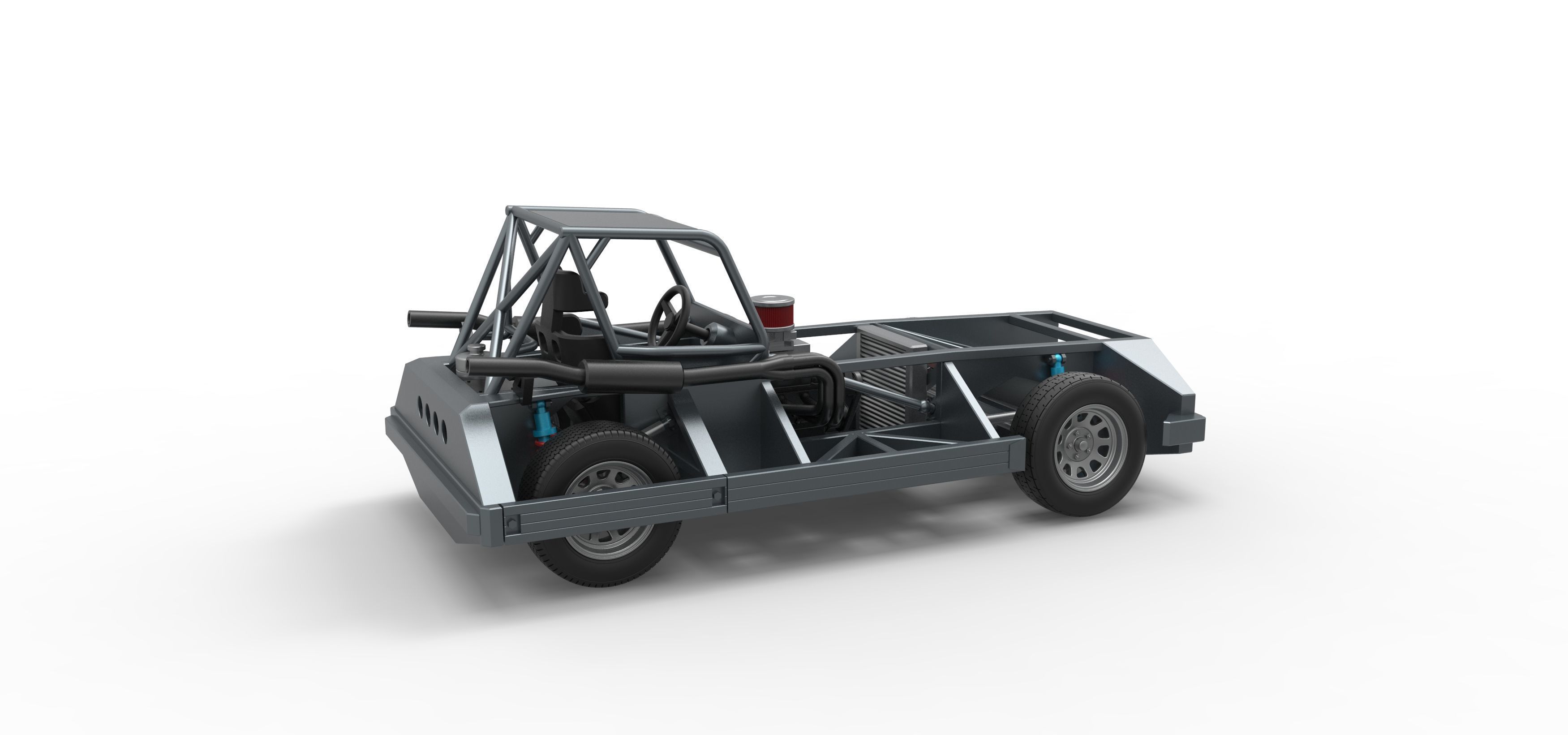 New Zealand Superstock car Base Version 3 Scale 1 to 25 3D print model_19