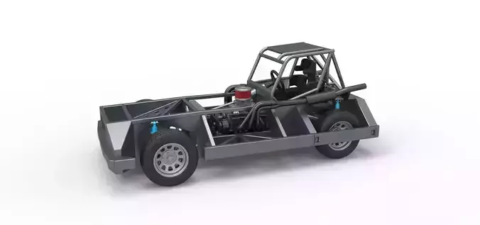 New Zealand Superstock car Base Version 3 Scale 1 to 25