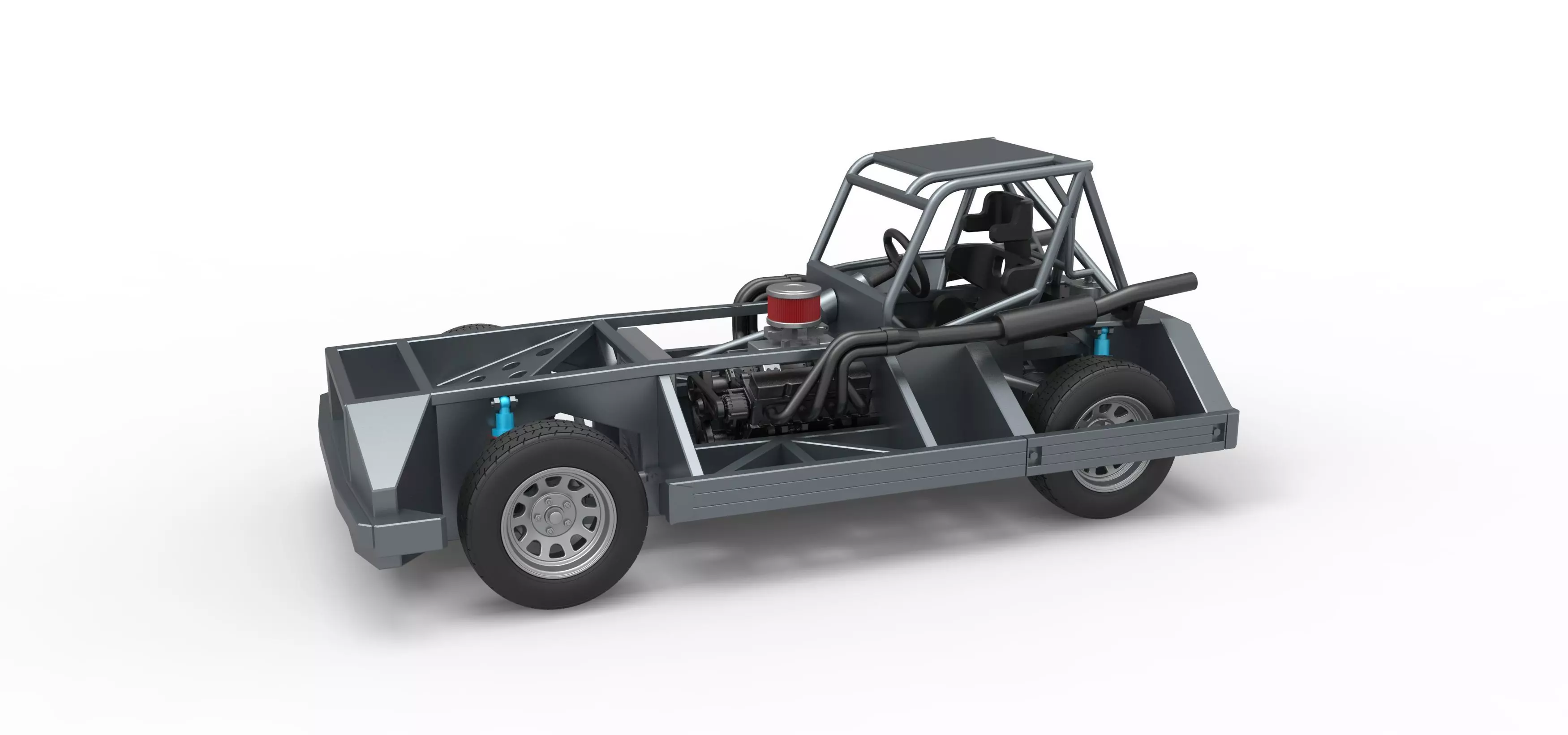 New Zealand Superstock car Base Version 3 Scale 1 to 25 3D print model_0