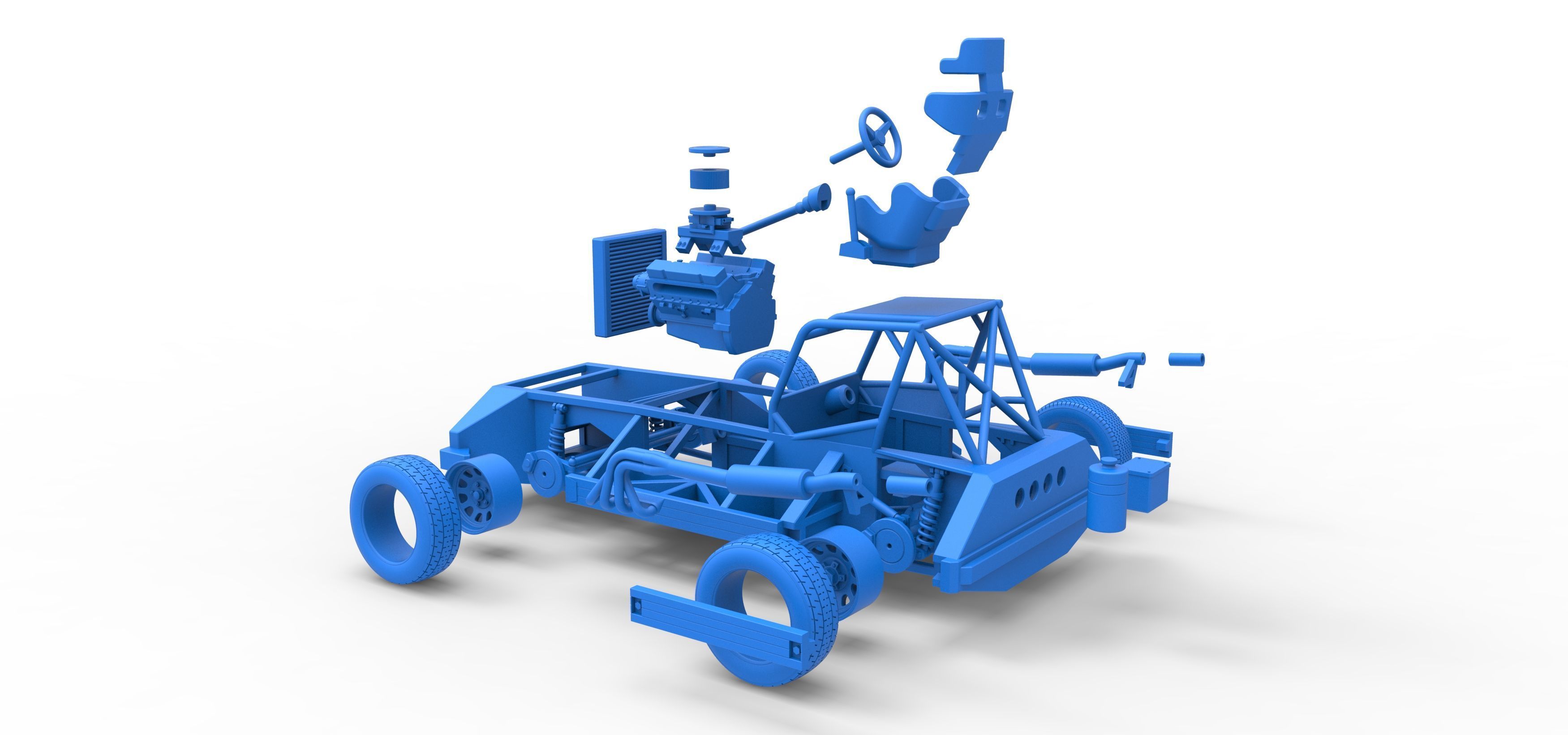 New Zealand Superstock car Base Version 3 Scale 1 to 25 3D print model_60