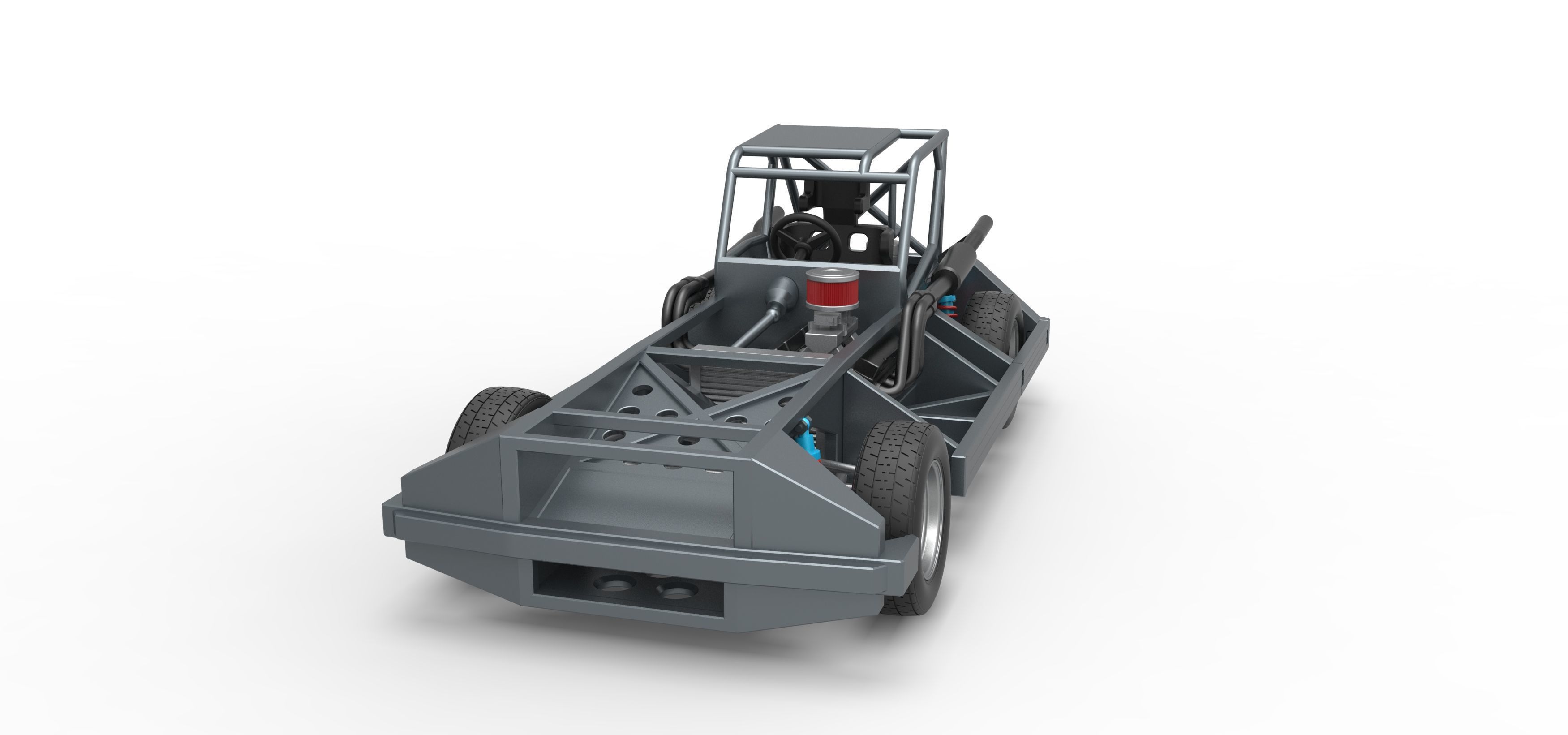 New Zealand Superstock car Base Version 3 Scale 1 to 25 3D print model_4