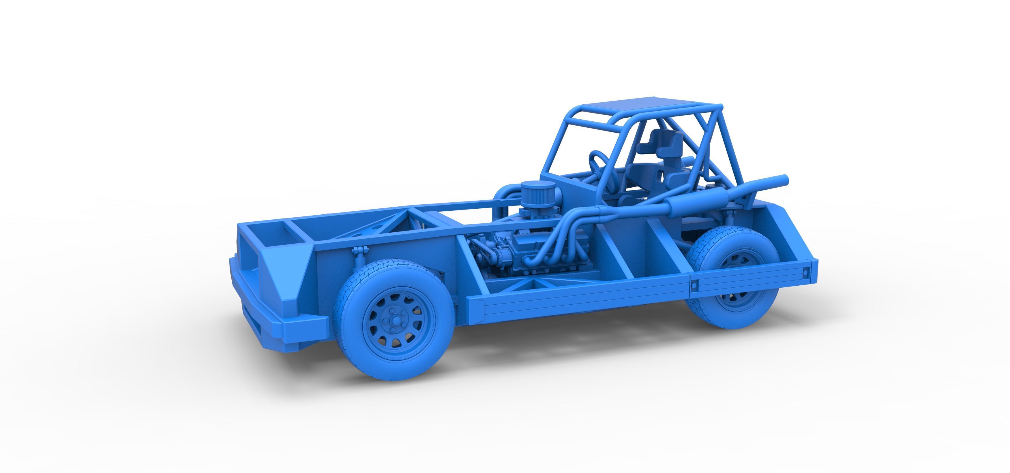 New Zealand Superstock car Base Version 3 Scale 1 to 25 3D print model_27