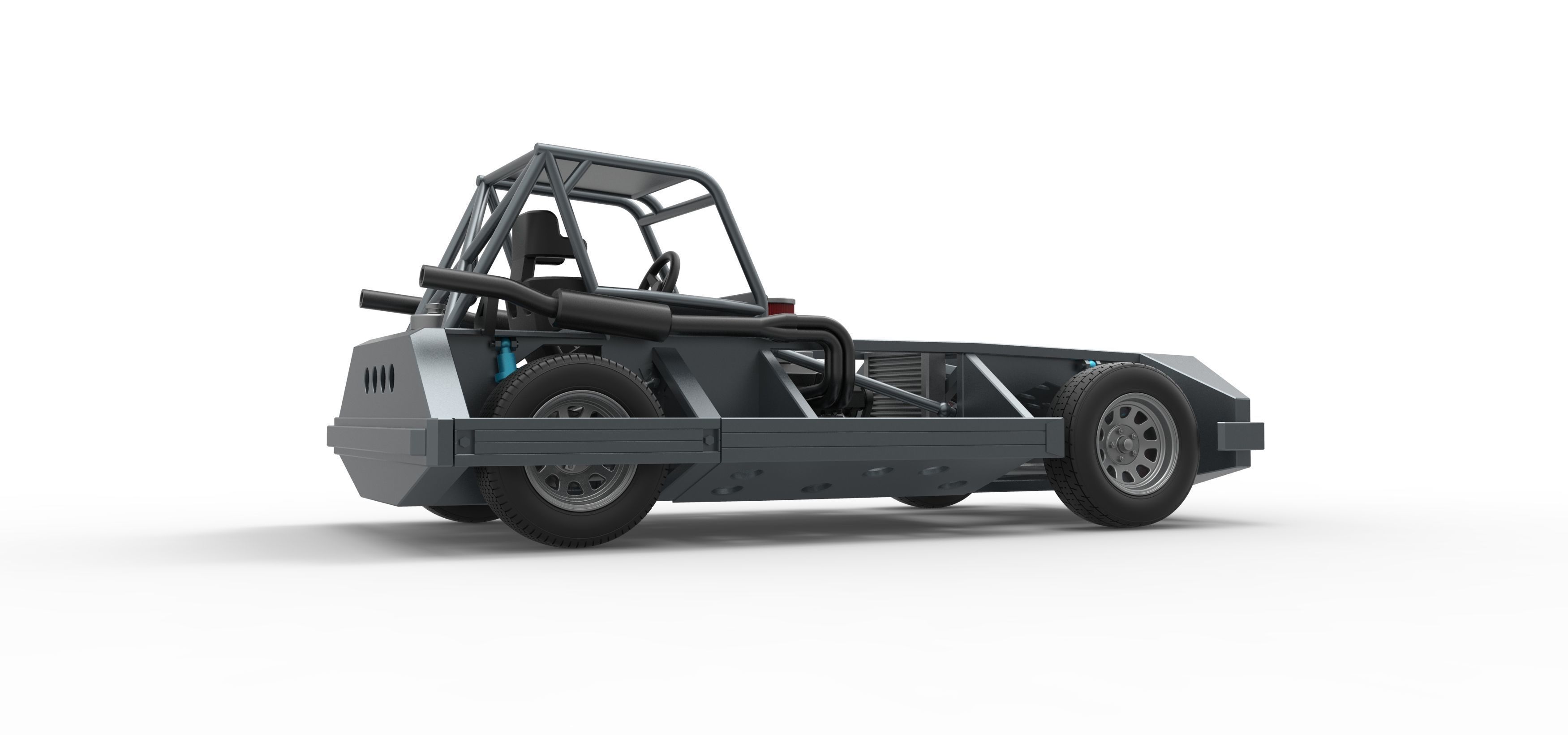 New Zealand Superstock car Base Version 3 Scale 1 to 25 3D print model_20