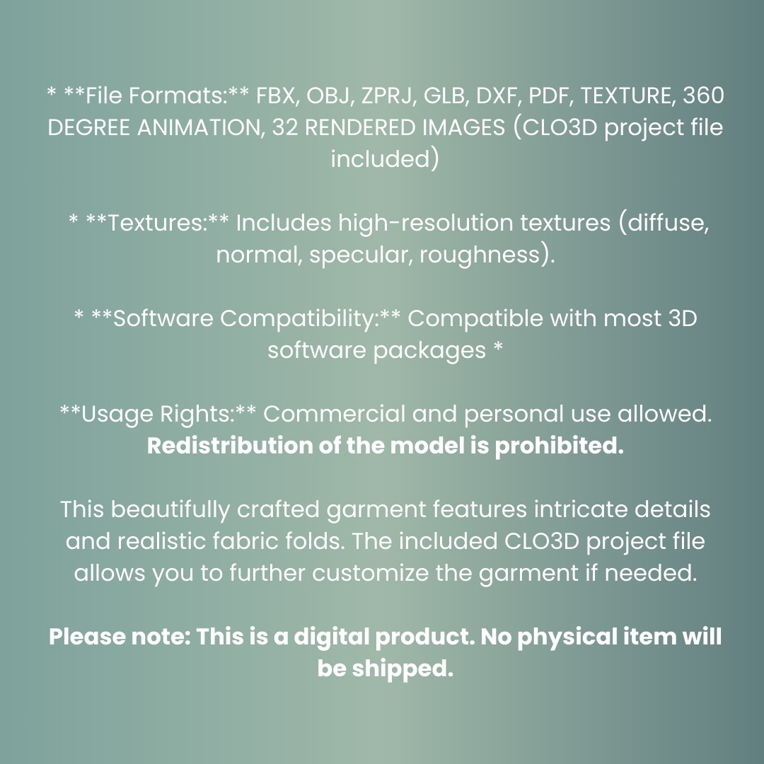 3d digital women top zprj dxf obj 360 degree animation 3D print model_4