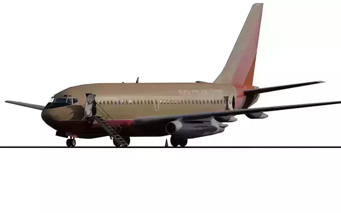 Southwest airlines BOEING 737 3D model